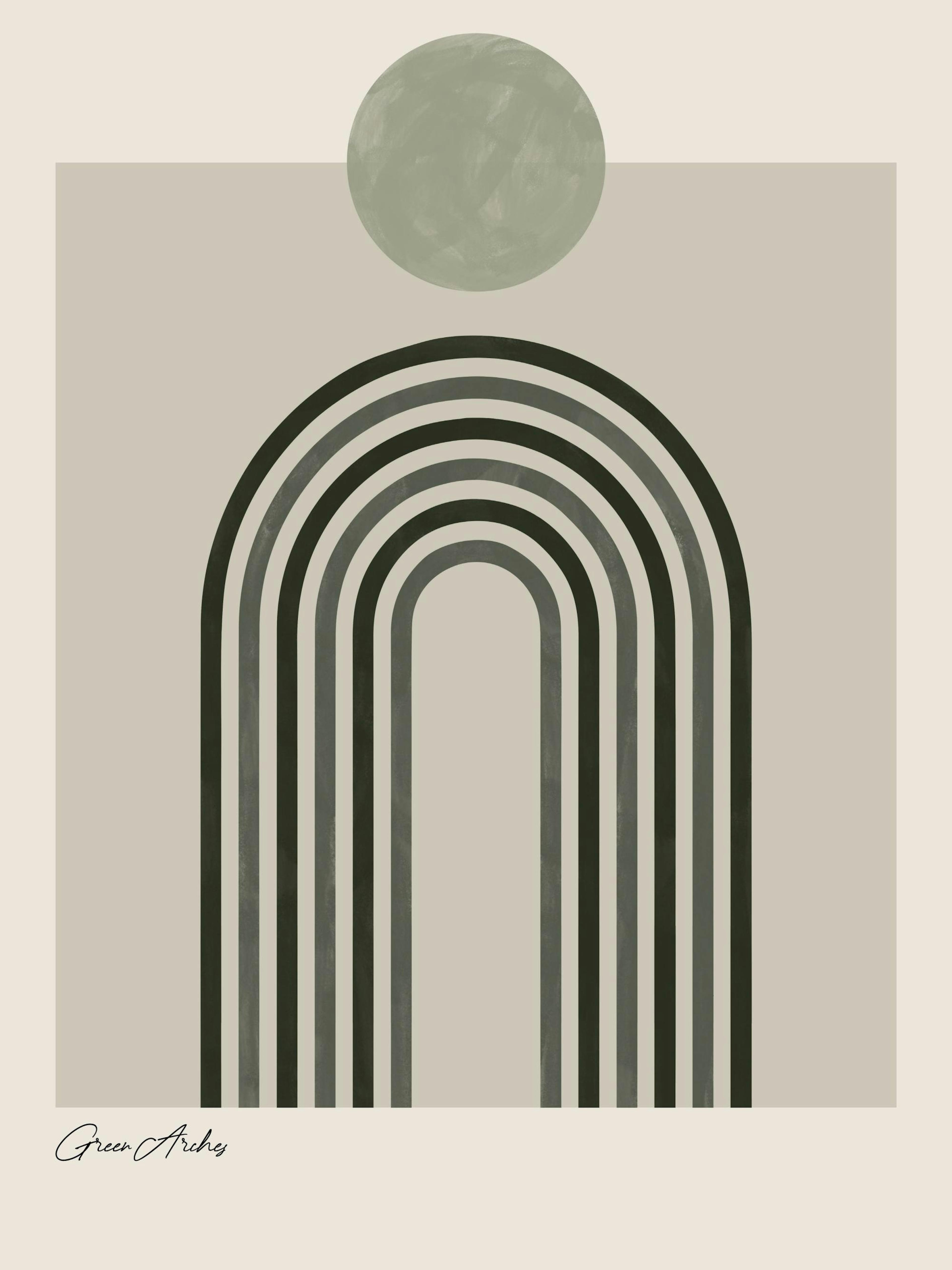 Green Arches Affiche 0