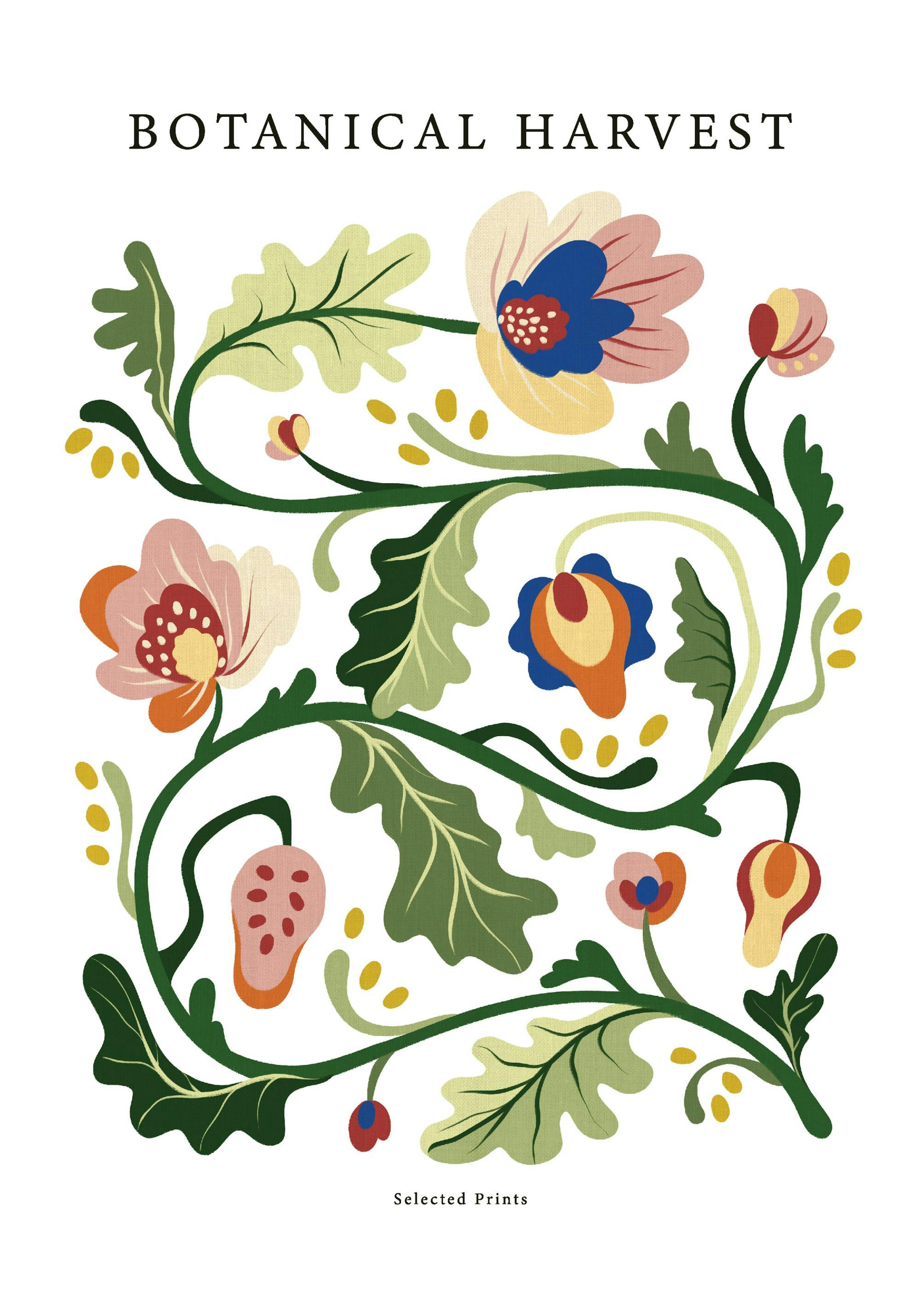 Botanical Harvest No1 Poster