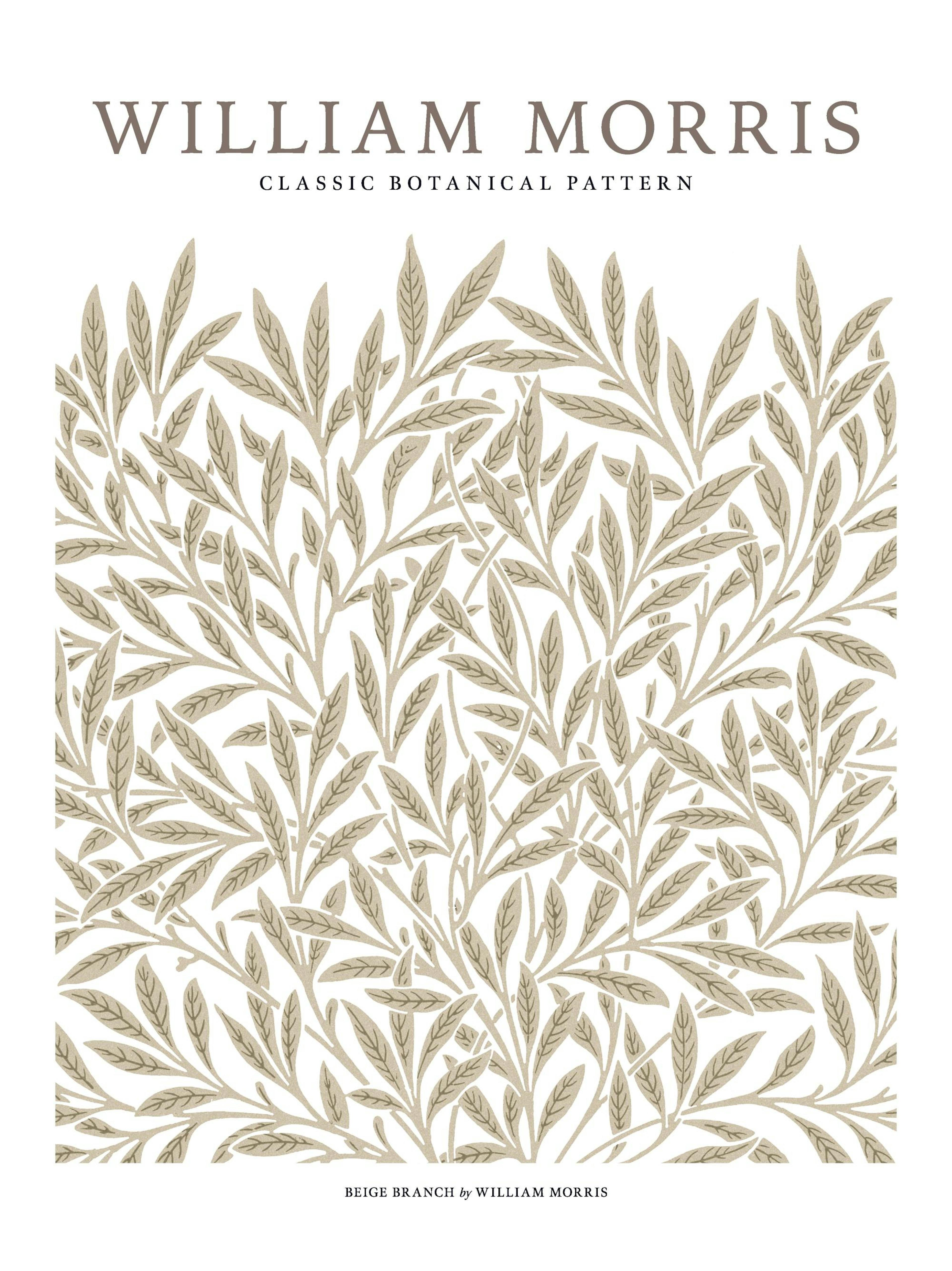 William Morris - Beige Branch Poster 0