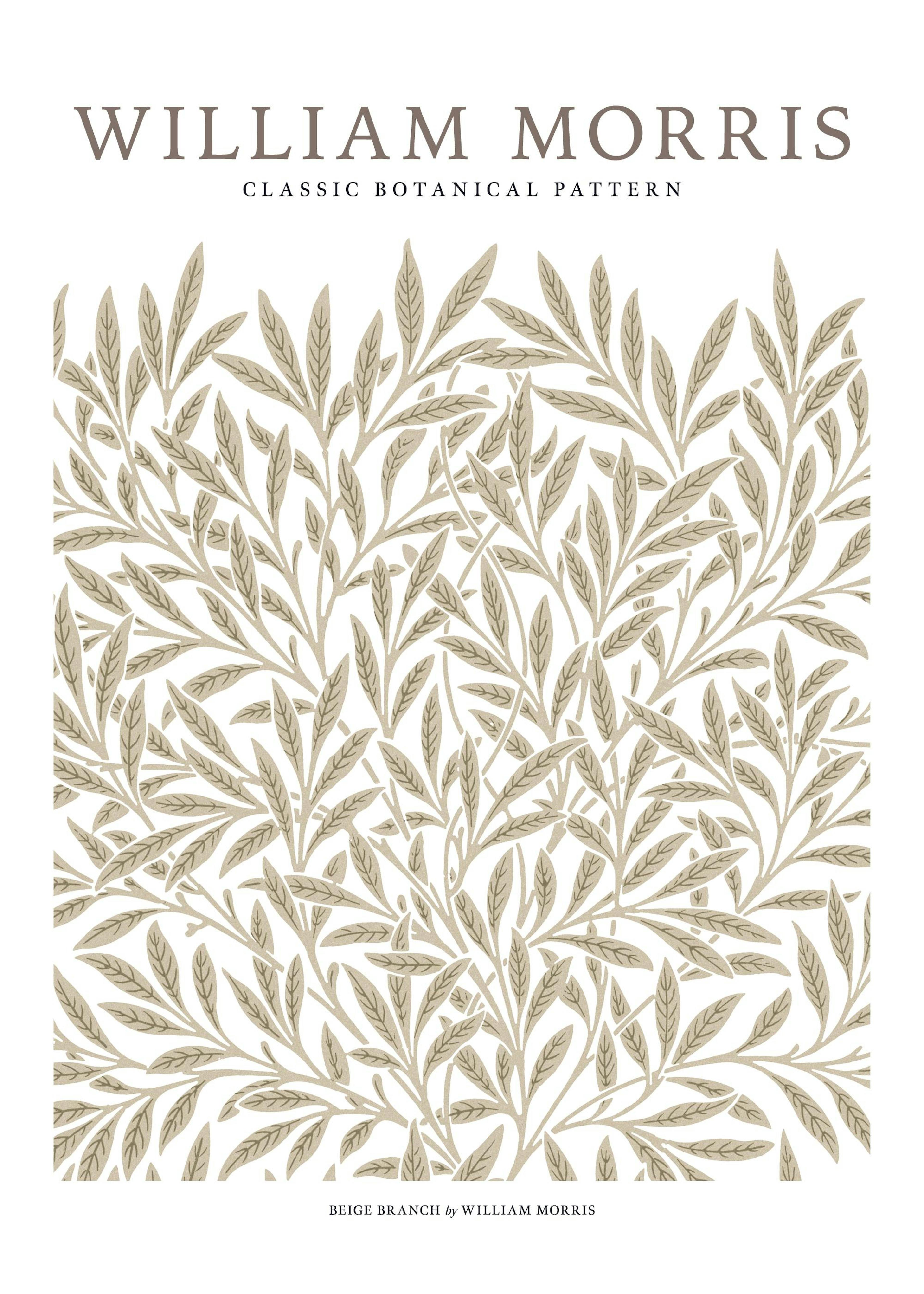 William Morris - Beige Branch Print 0