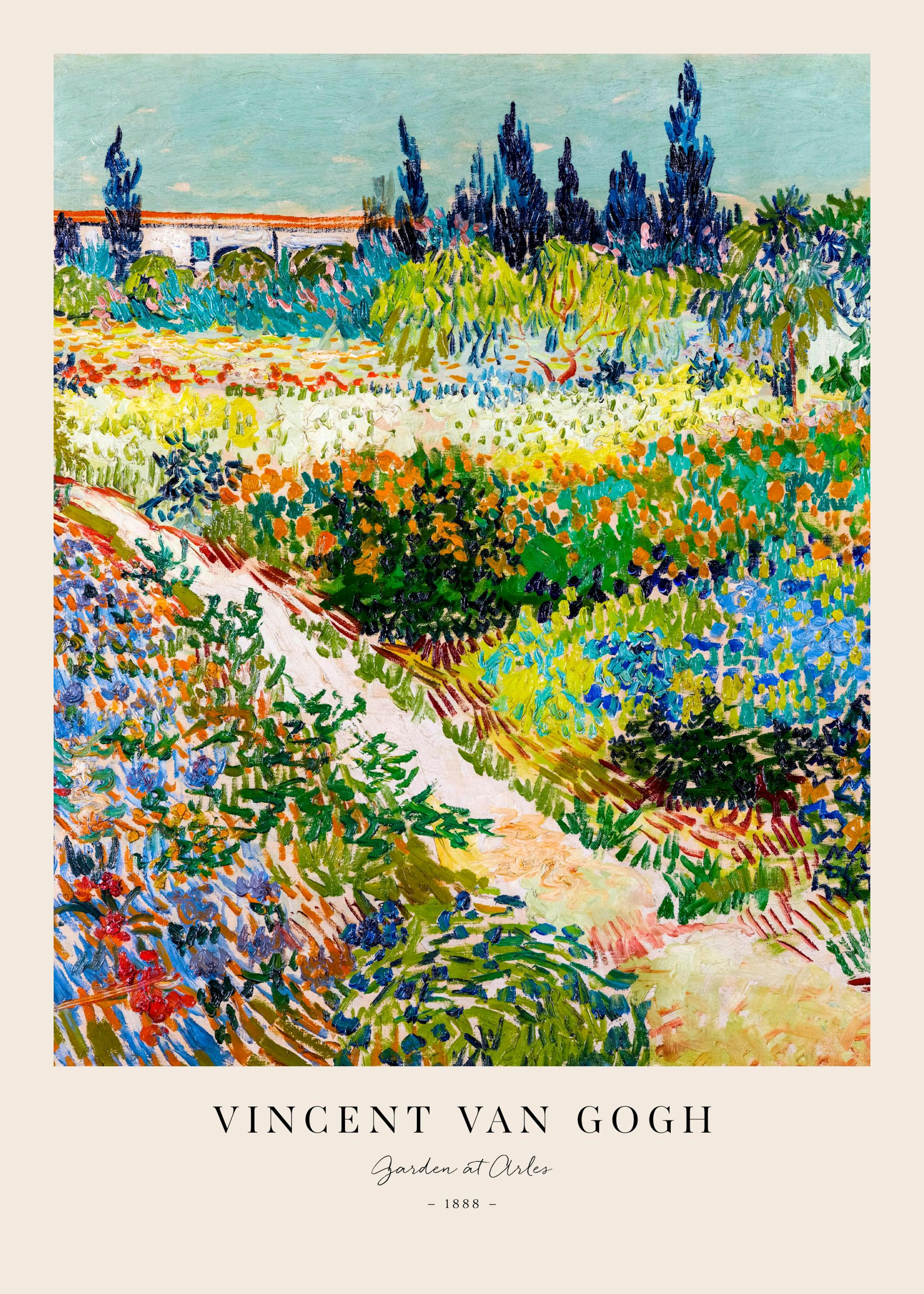 Van Gogh - Garden at Arles Poster 0