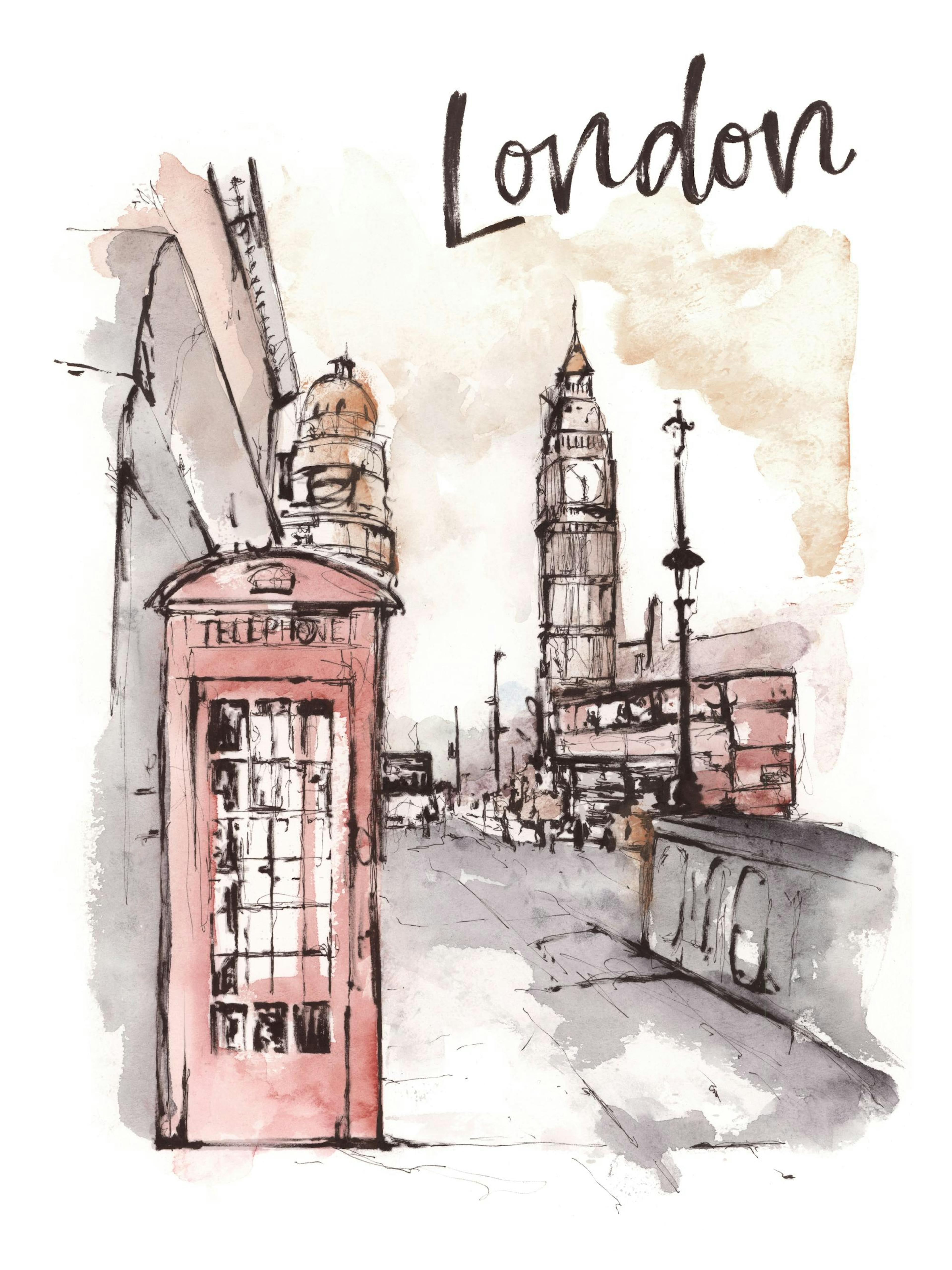 Painted London Poster