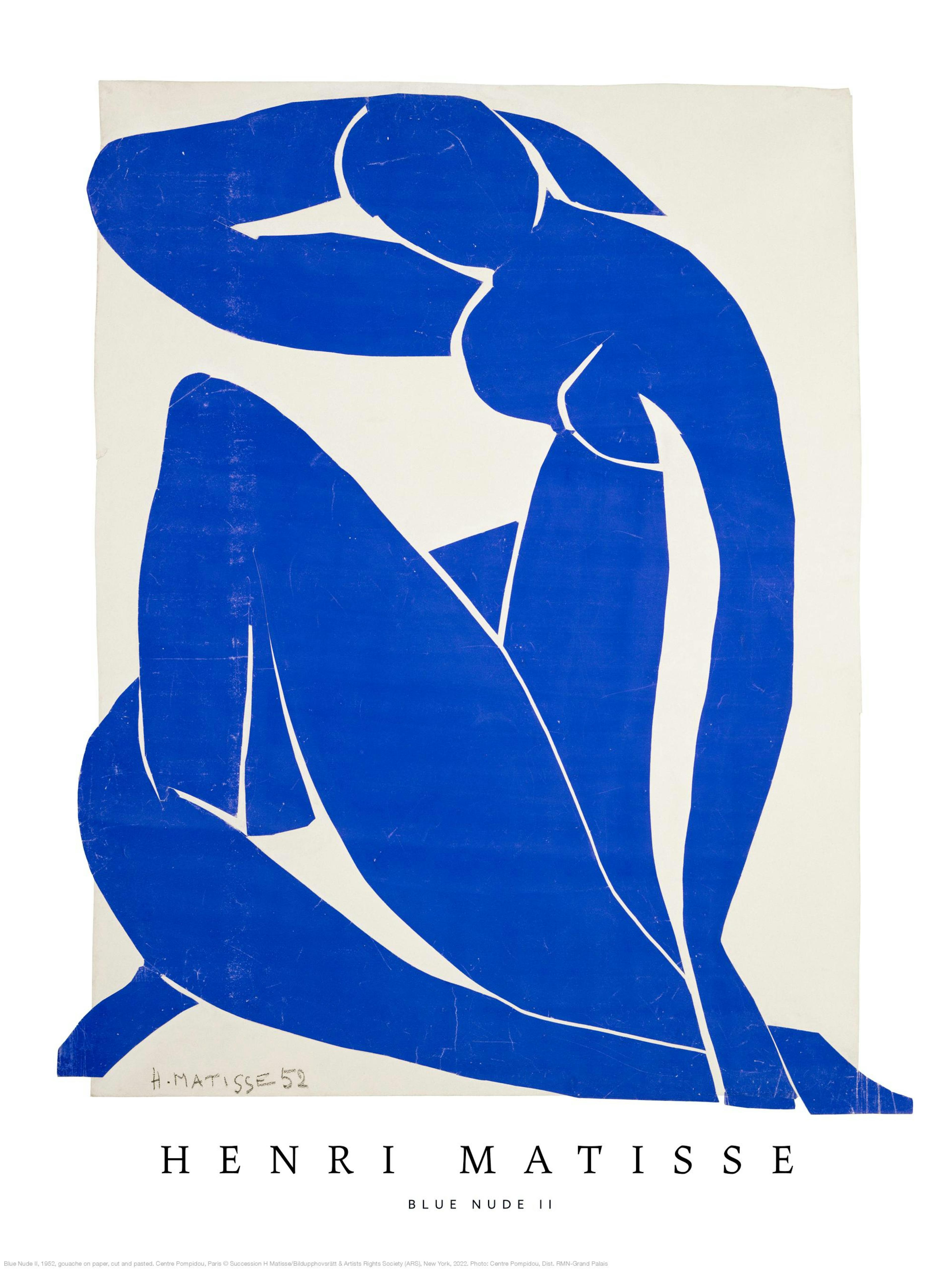 Matisse - Blue Nude II Print
