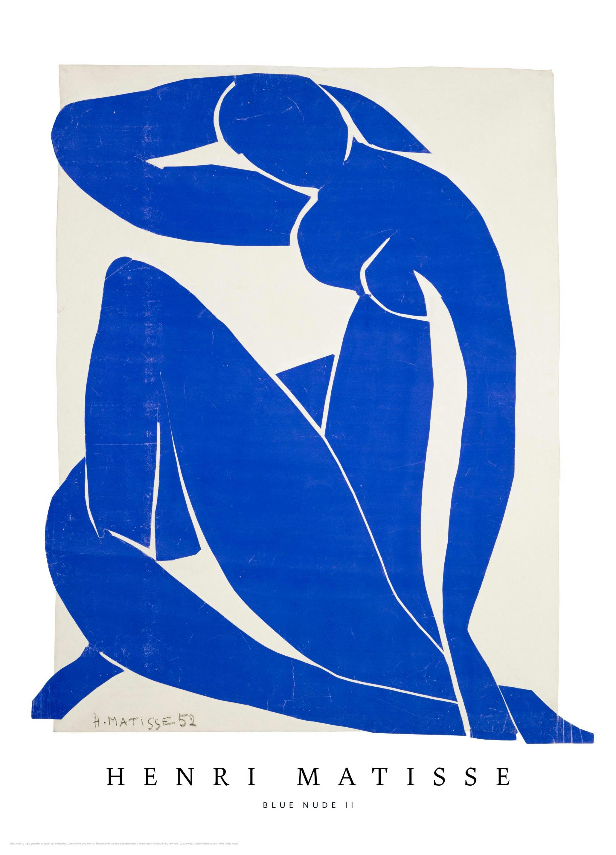 Prints - Matisse - Blue Nude II Print (30x40 cm) - Matisse art prints