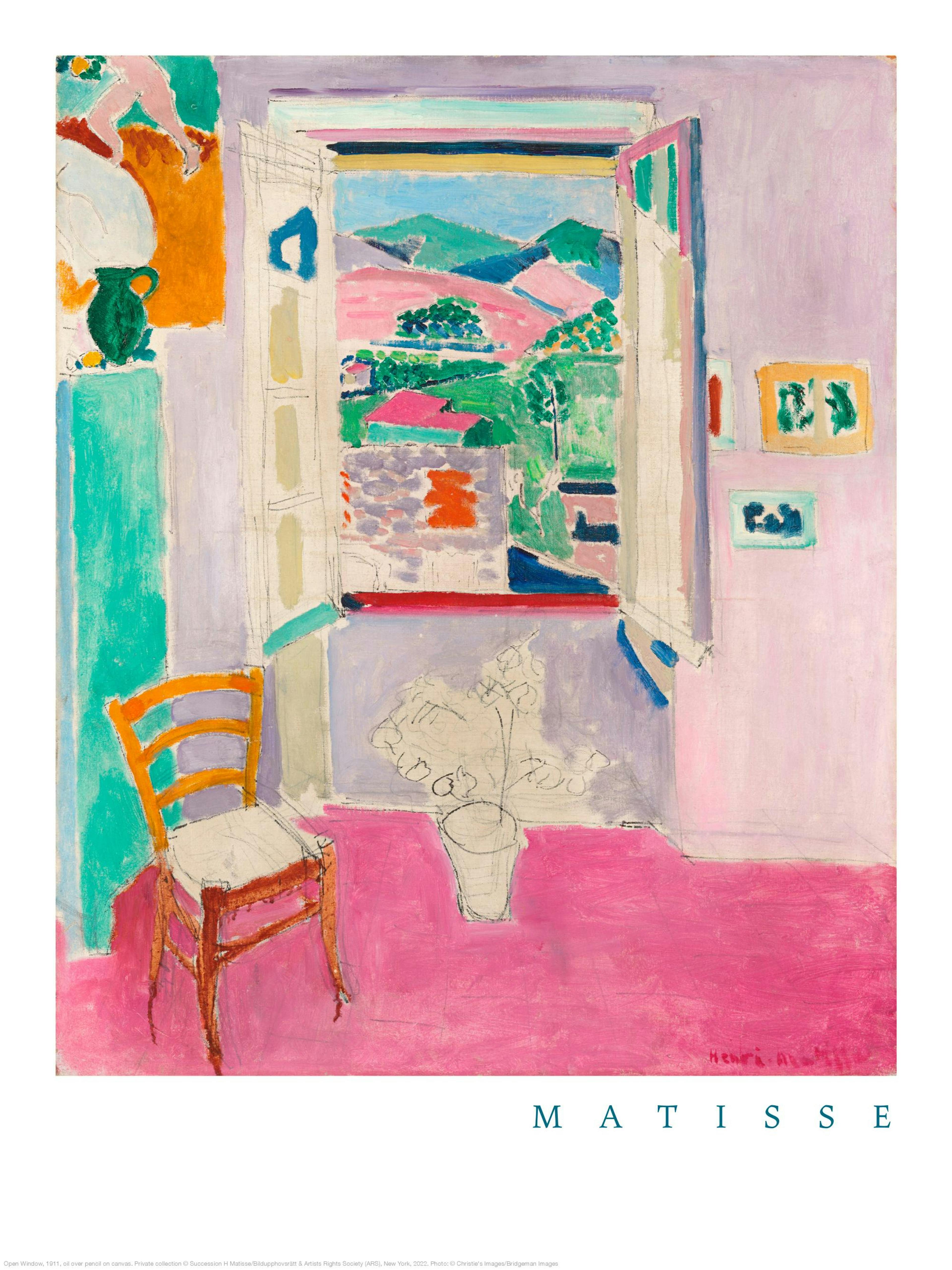 Matisse - Open Window Plakát