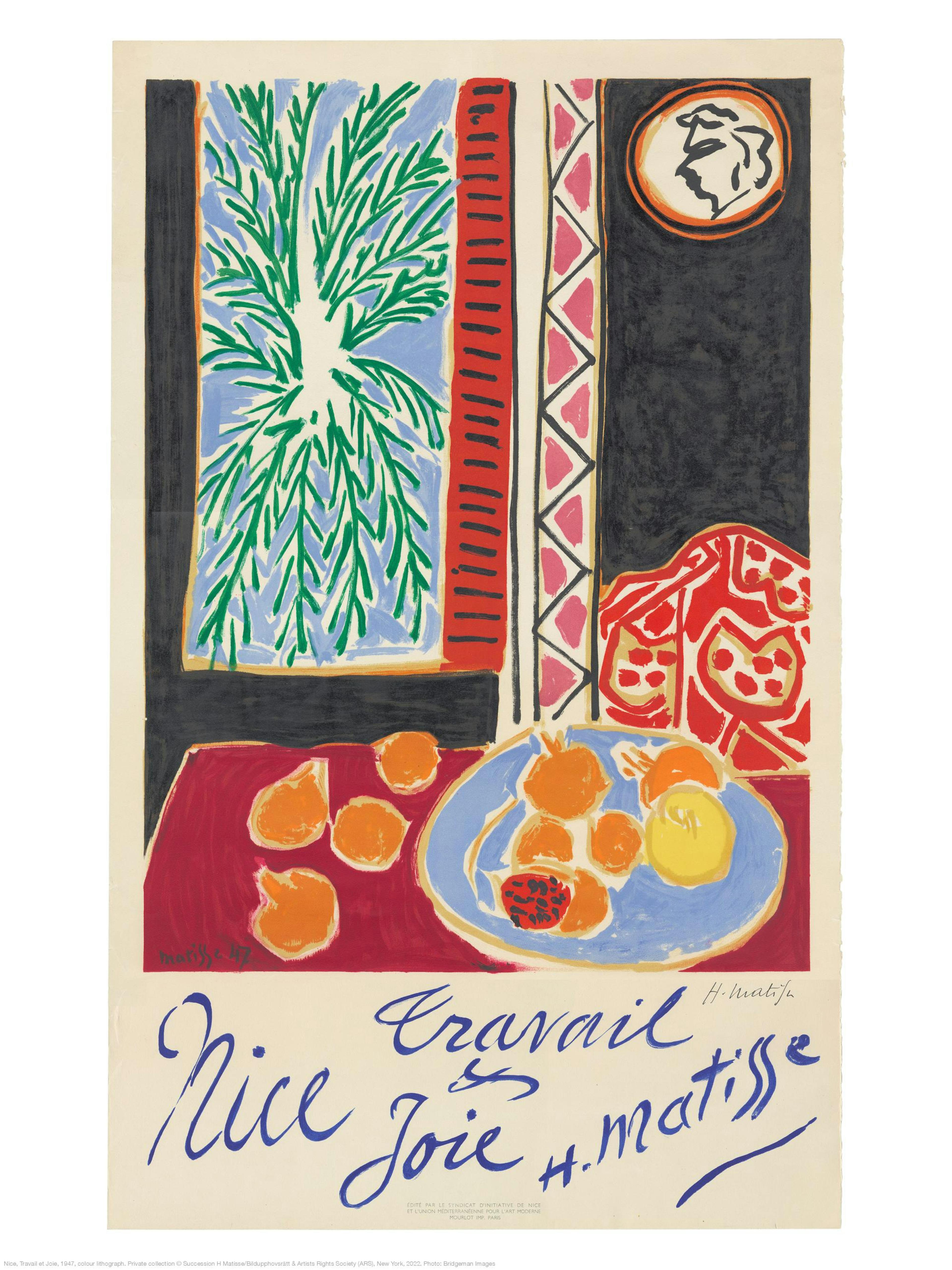 Matisse - Nice, Travail et Joie Plakat