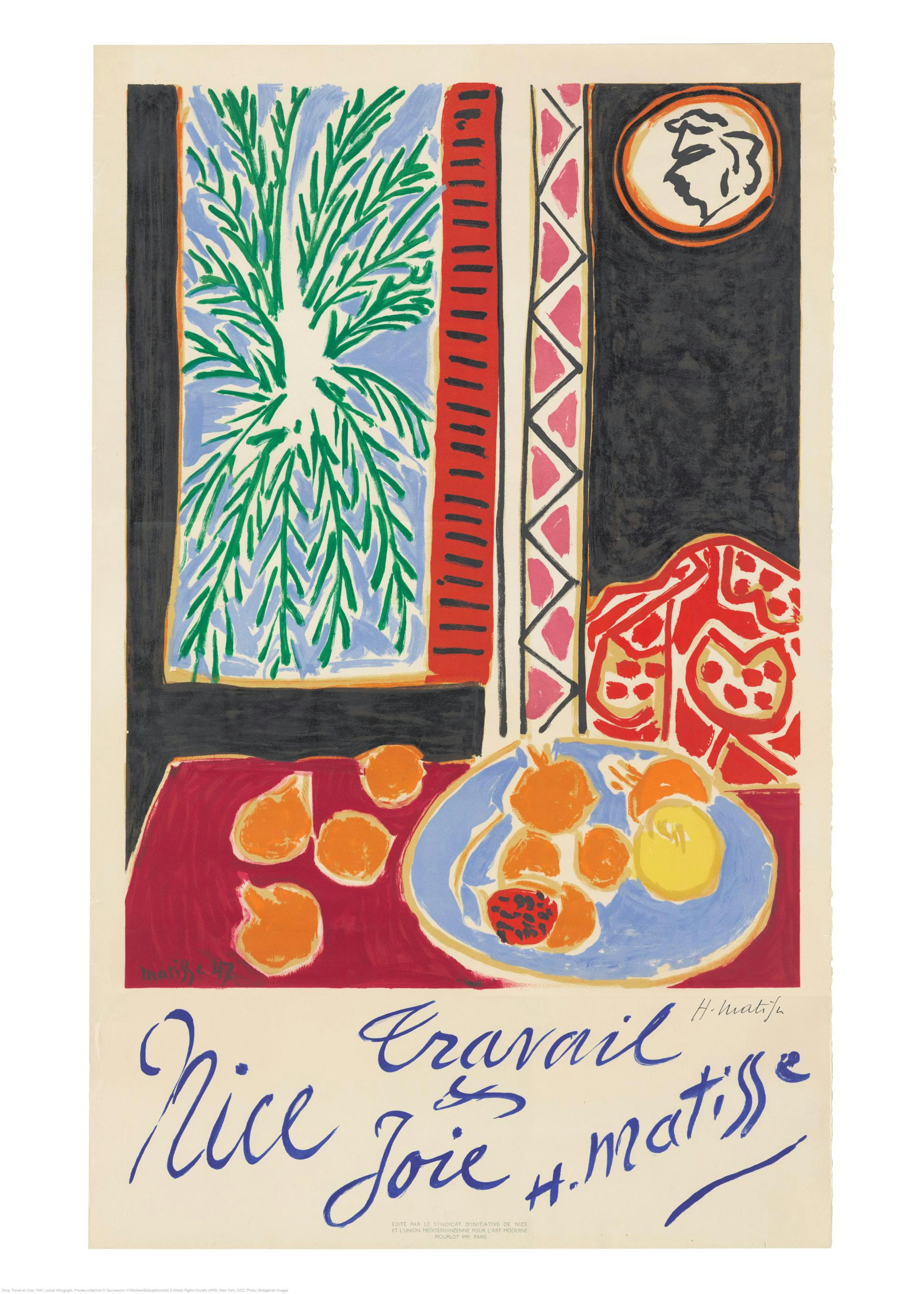 Matisse - Nice, Travail et Joie Affiche 0