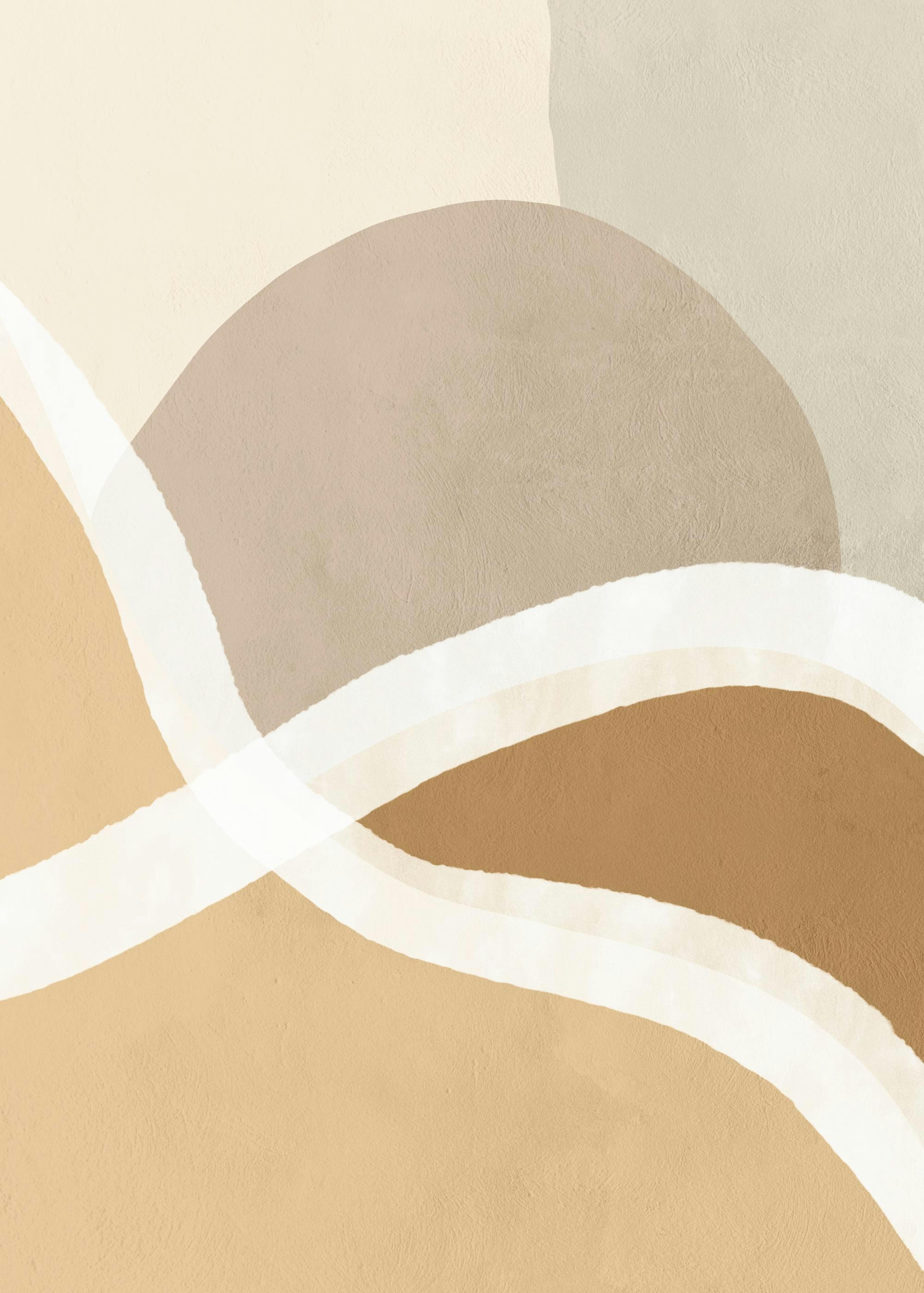 Warm Shapes No2 Poster 0