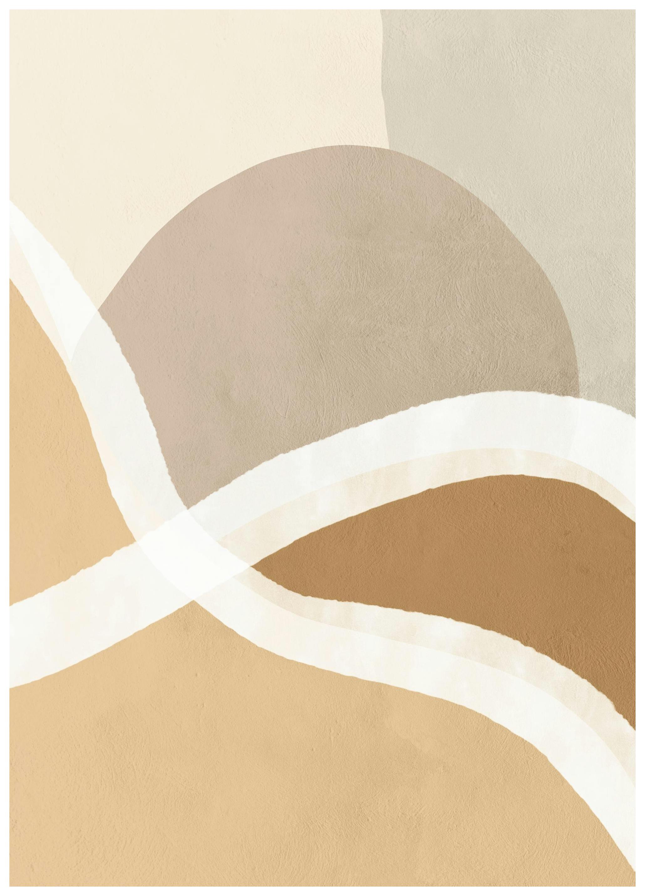 Warm Shapes No2 Print (70x100 cm)