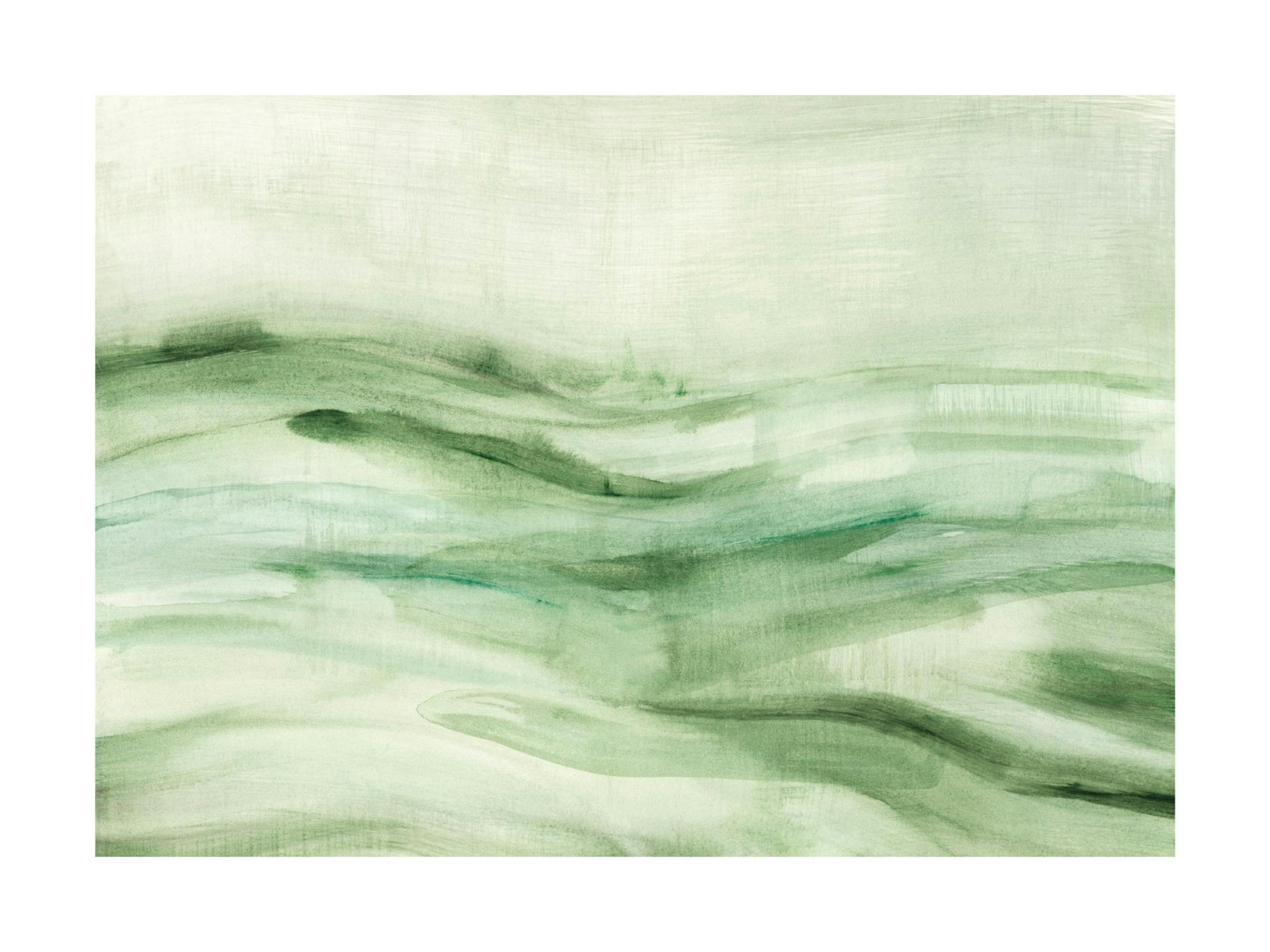 Flowy Green No1 Print