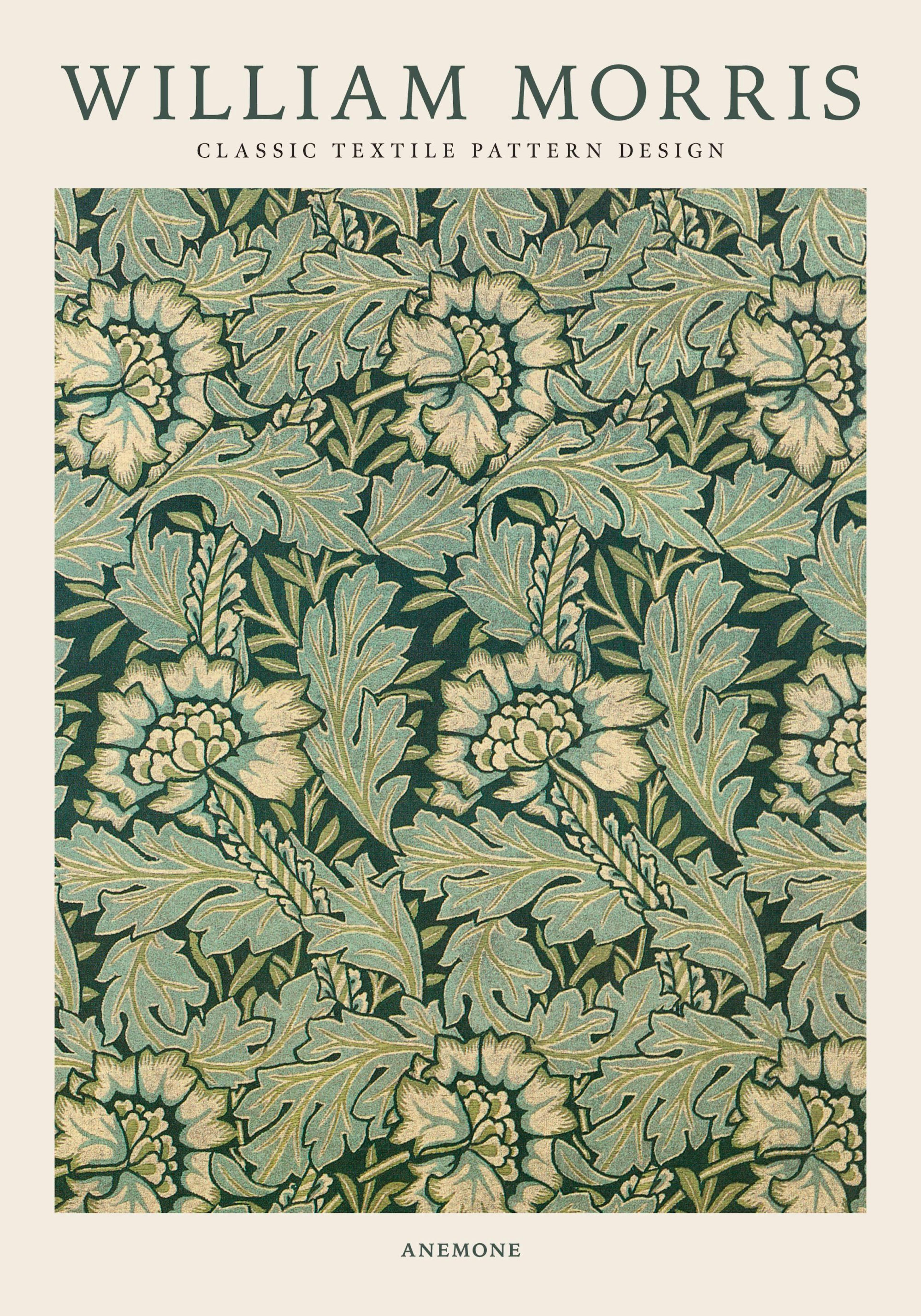 William Morris - Anemone Poster