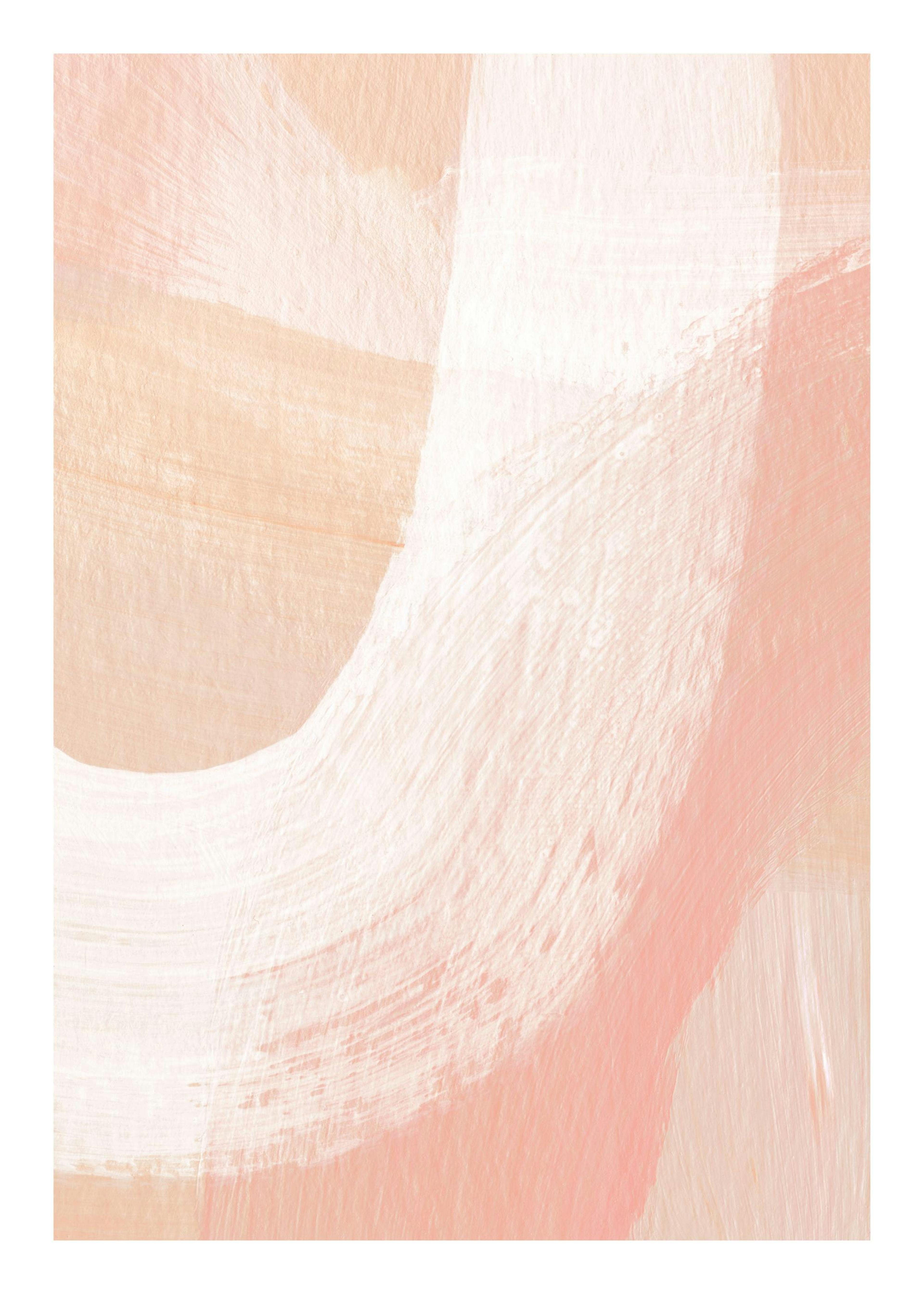 Peachy Abstract No2 Poster 0