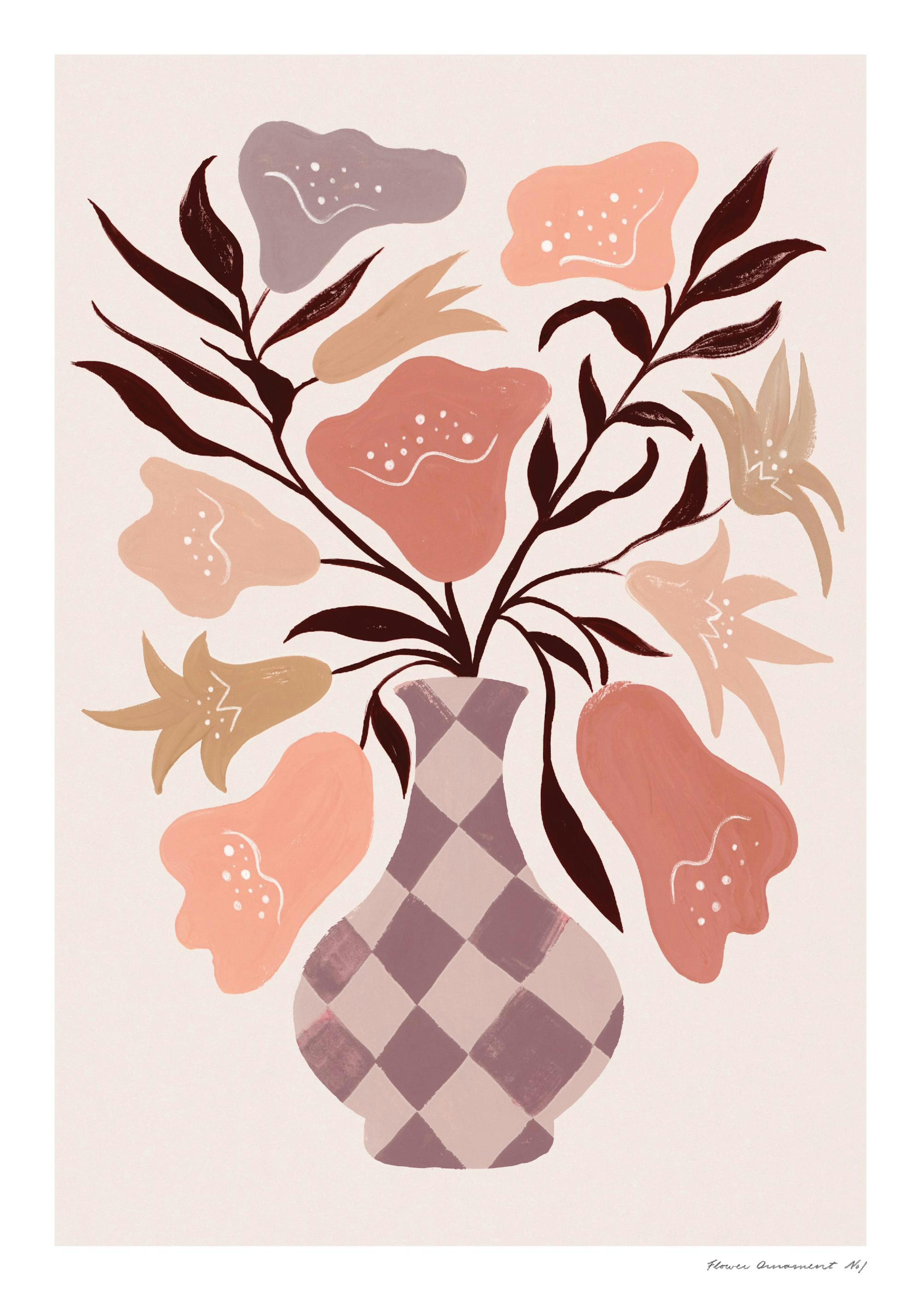 Flower Ornament No1 Poster