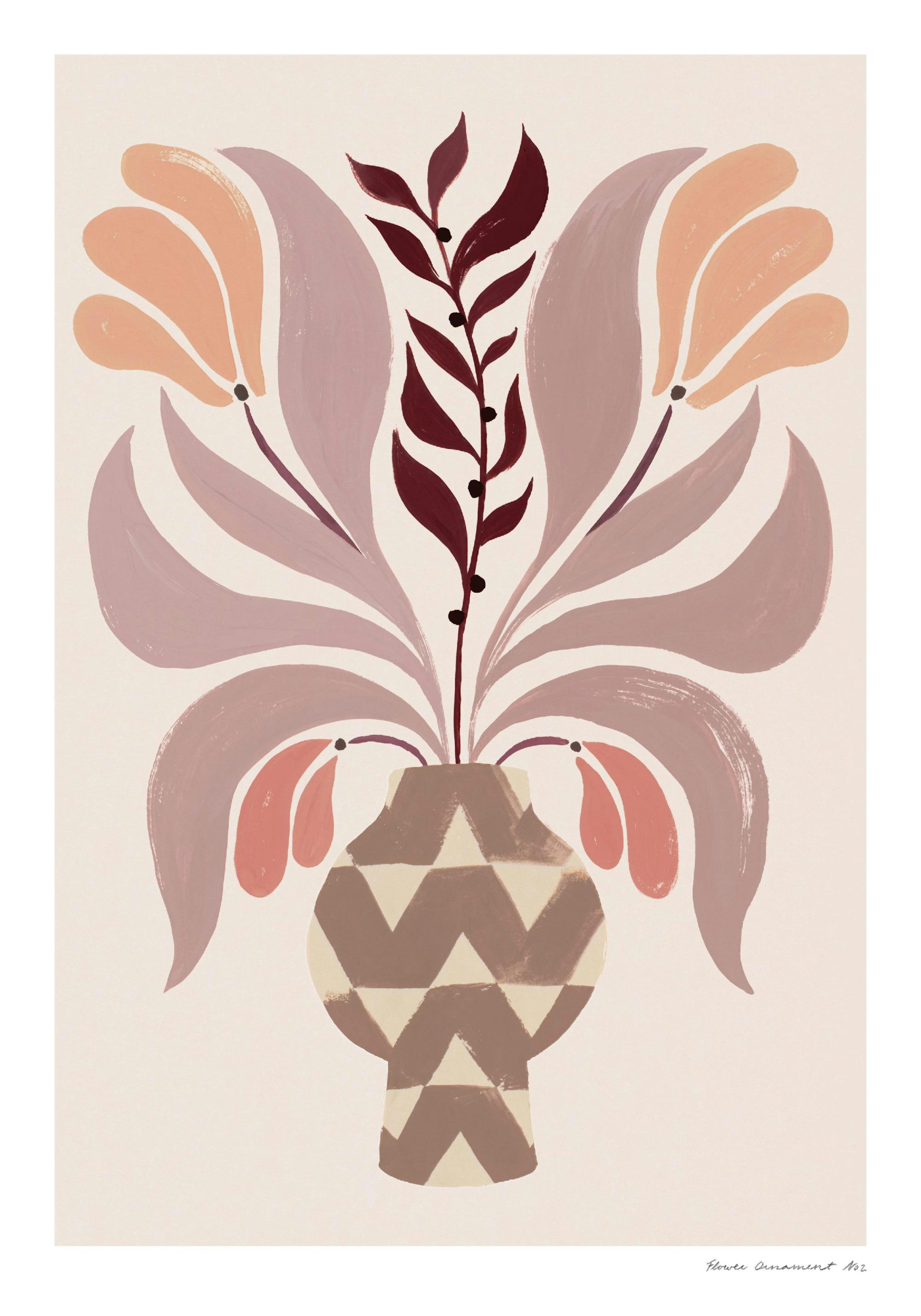 Flower Ornament No2 Poster