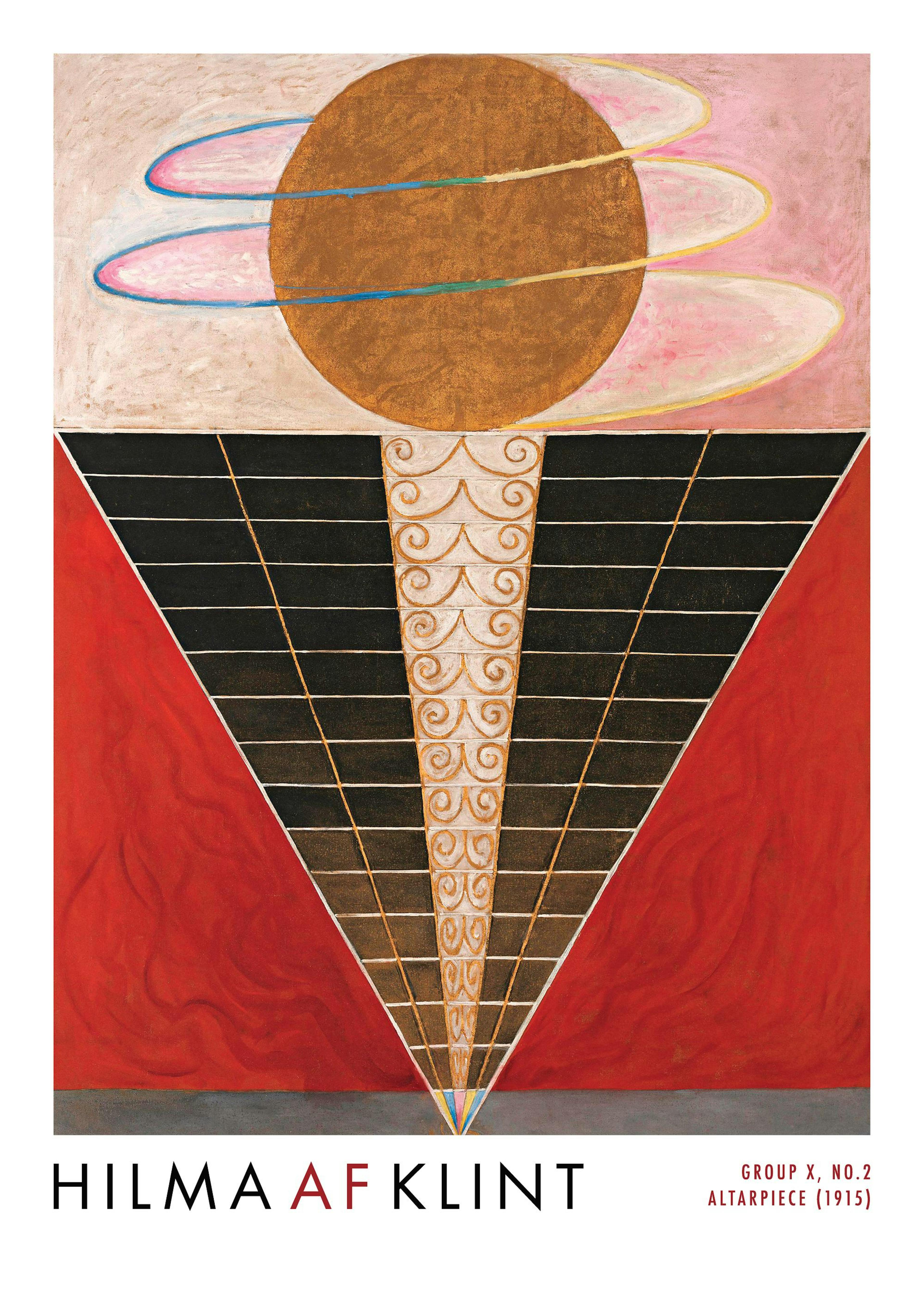 Print - Group X, No. 2, Altarpiece - Adulthood by Hilma af Klint 0
