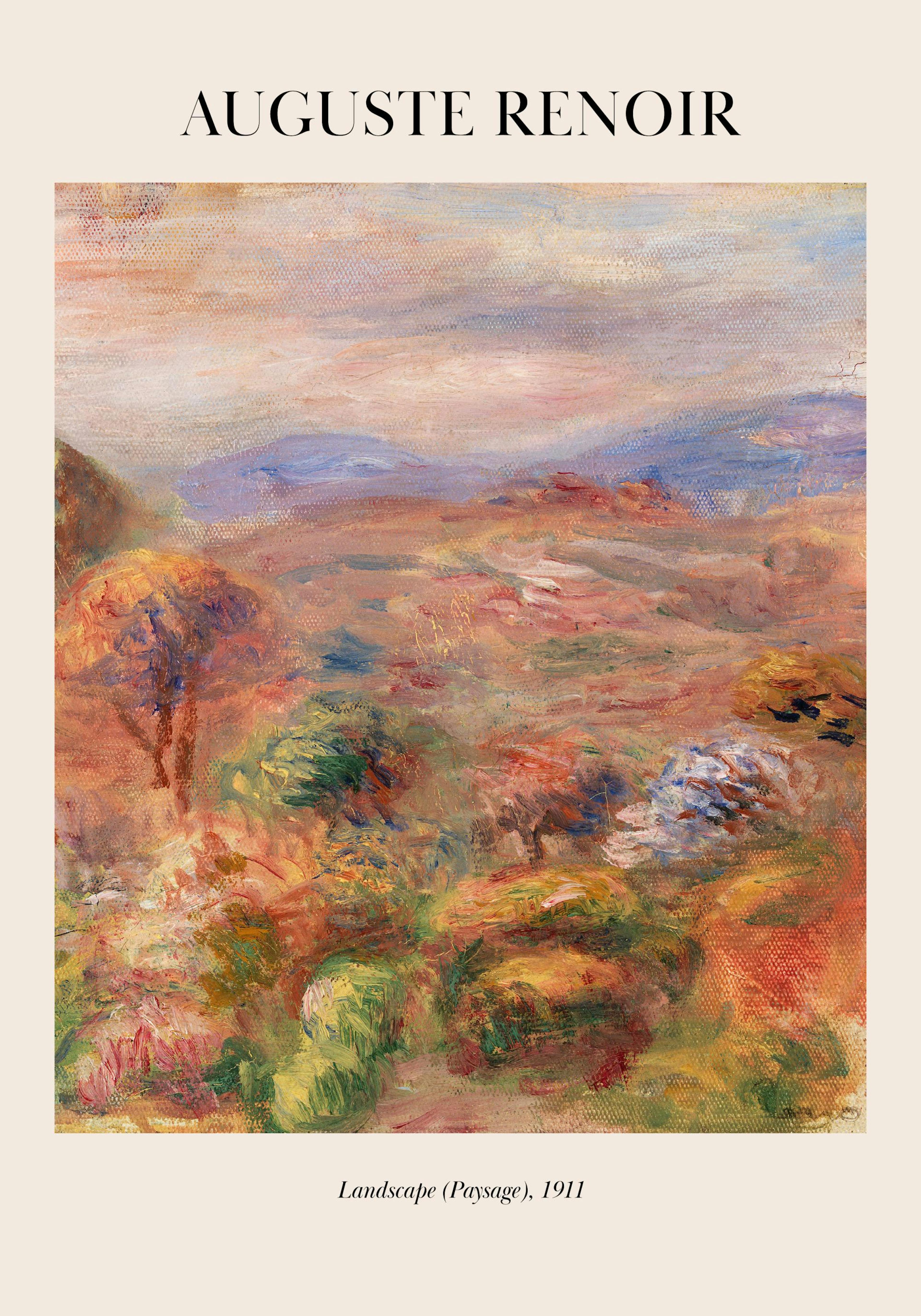 Renoir - Landscape (Paysage) Poster