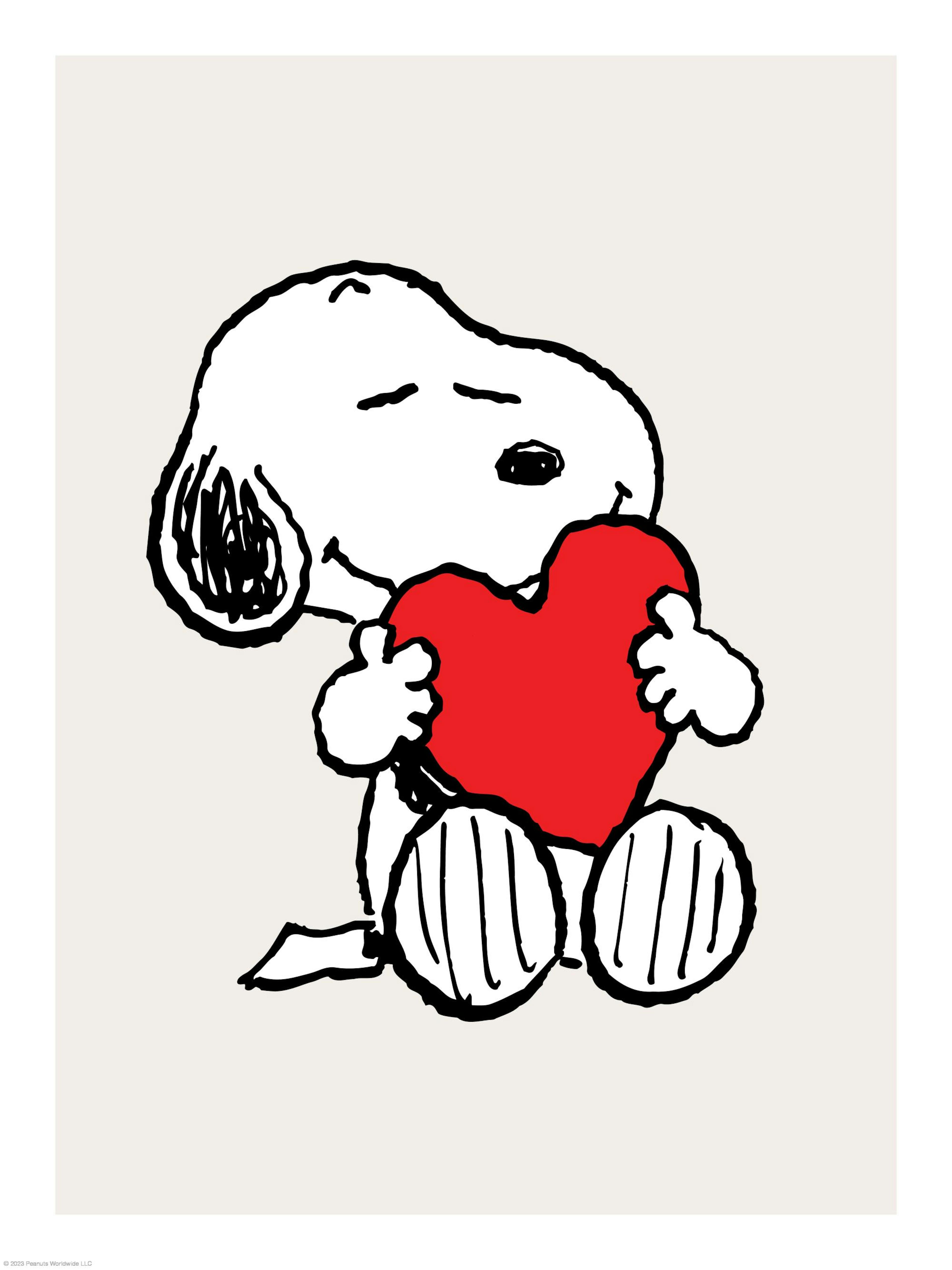 Snoopy Love Print