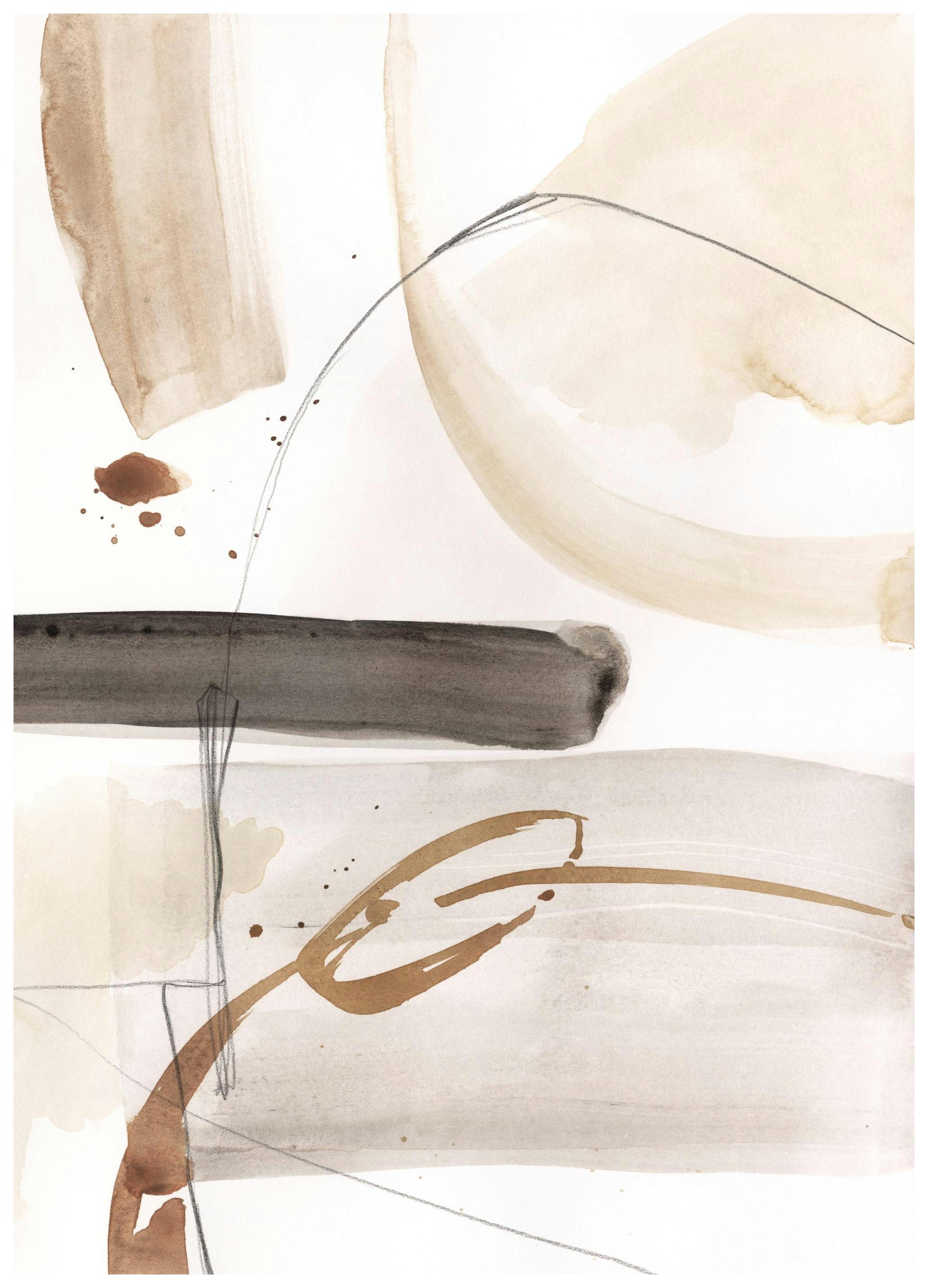 Prints - Beige Watercolor No2 Print (50x70 cm) - Abstract art prints