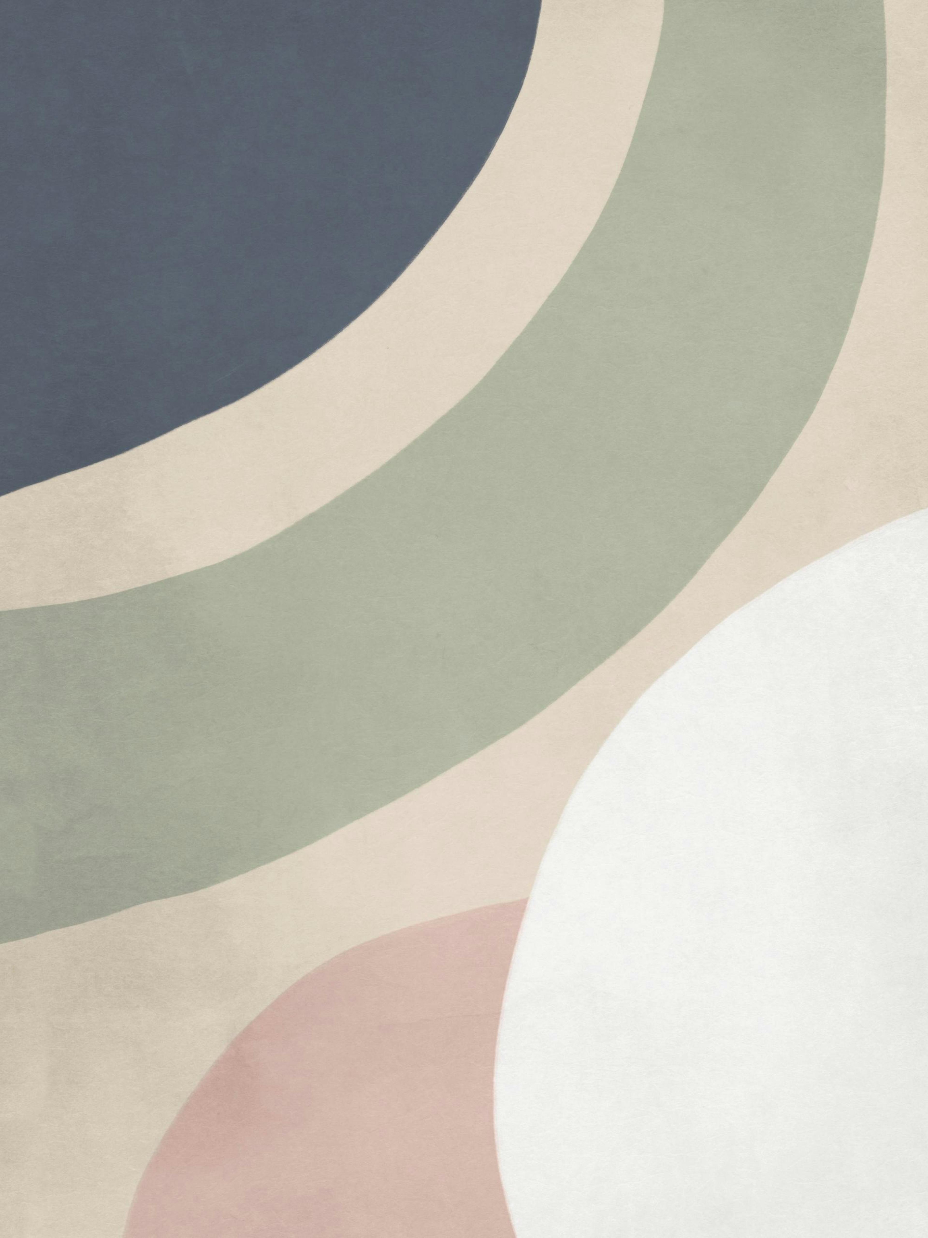 Soft Shapes No1 Print