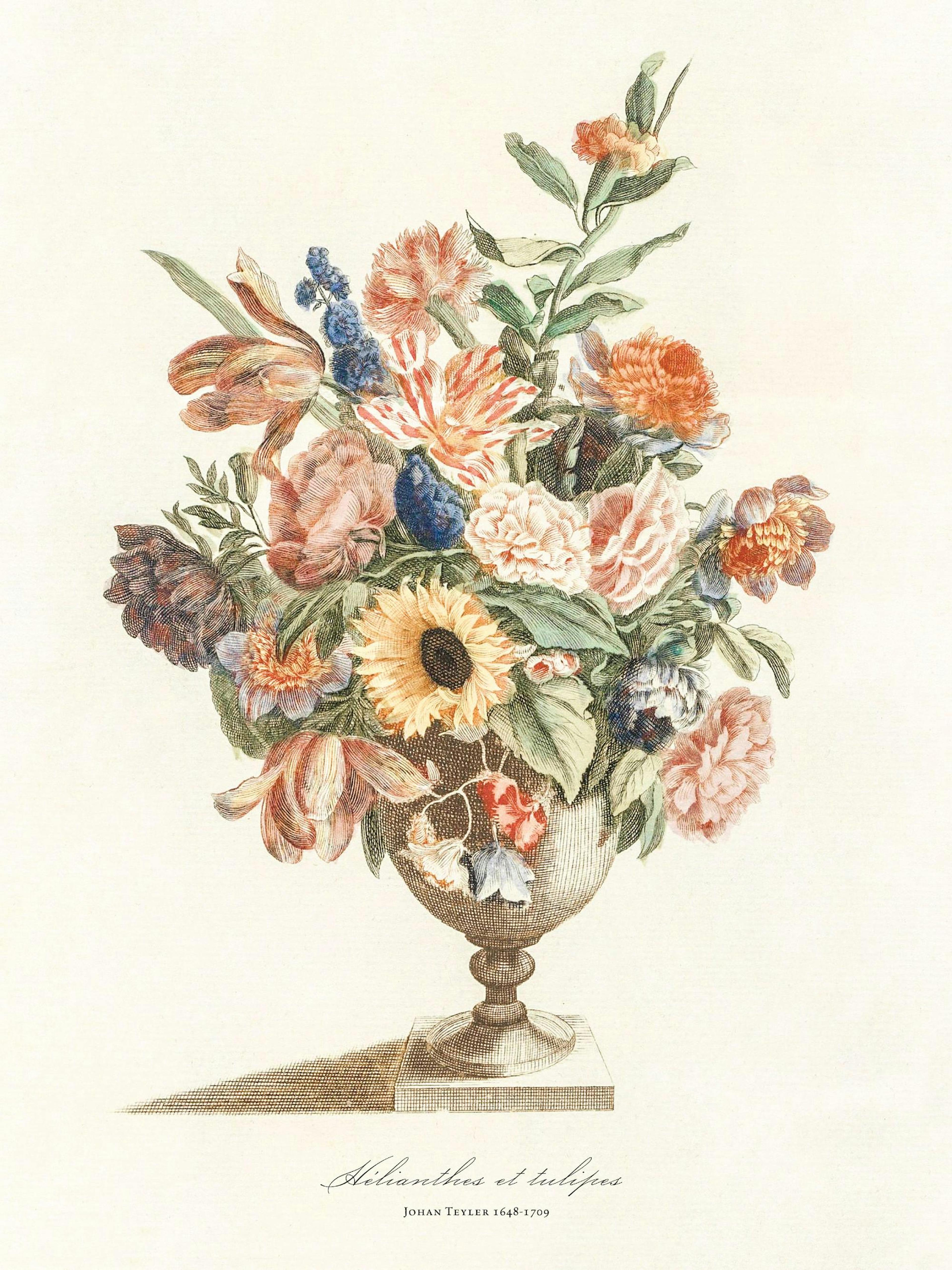 Vintage Bouquet Poster