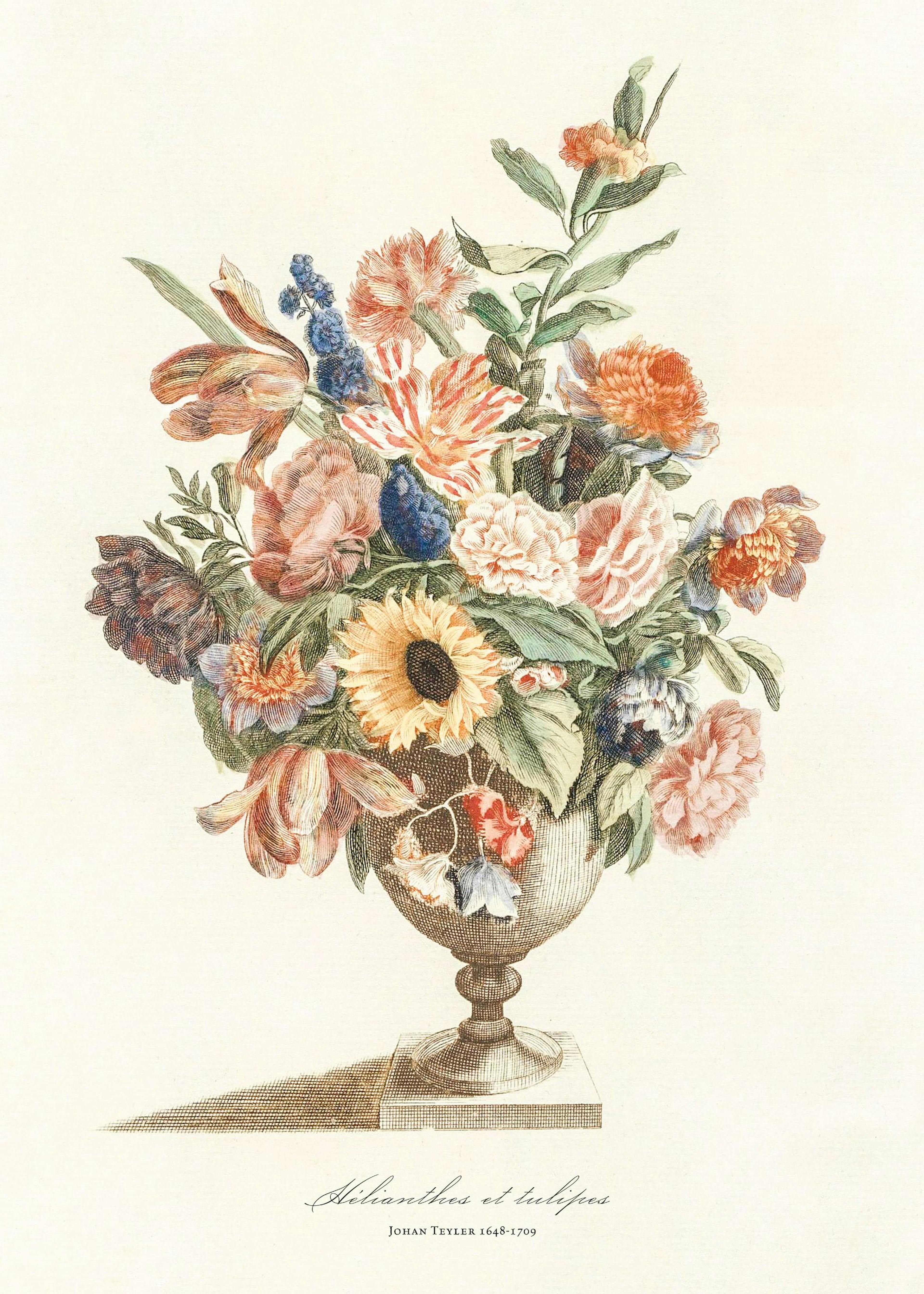 Vintage Bouquet Poster 0