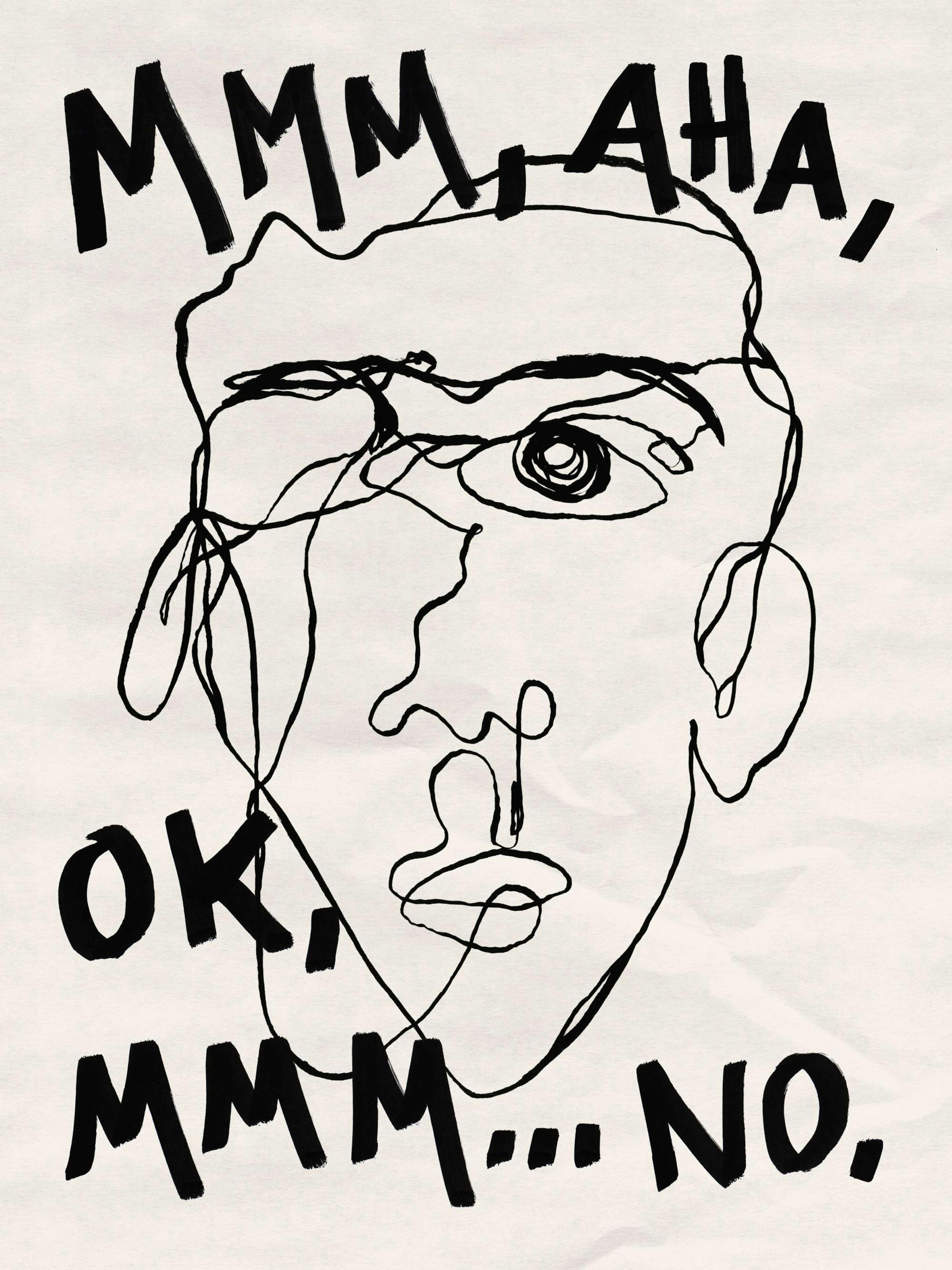 Portrait Sketch No1 Print 0