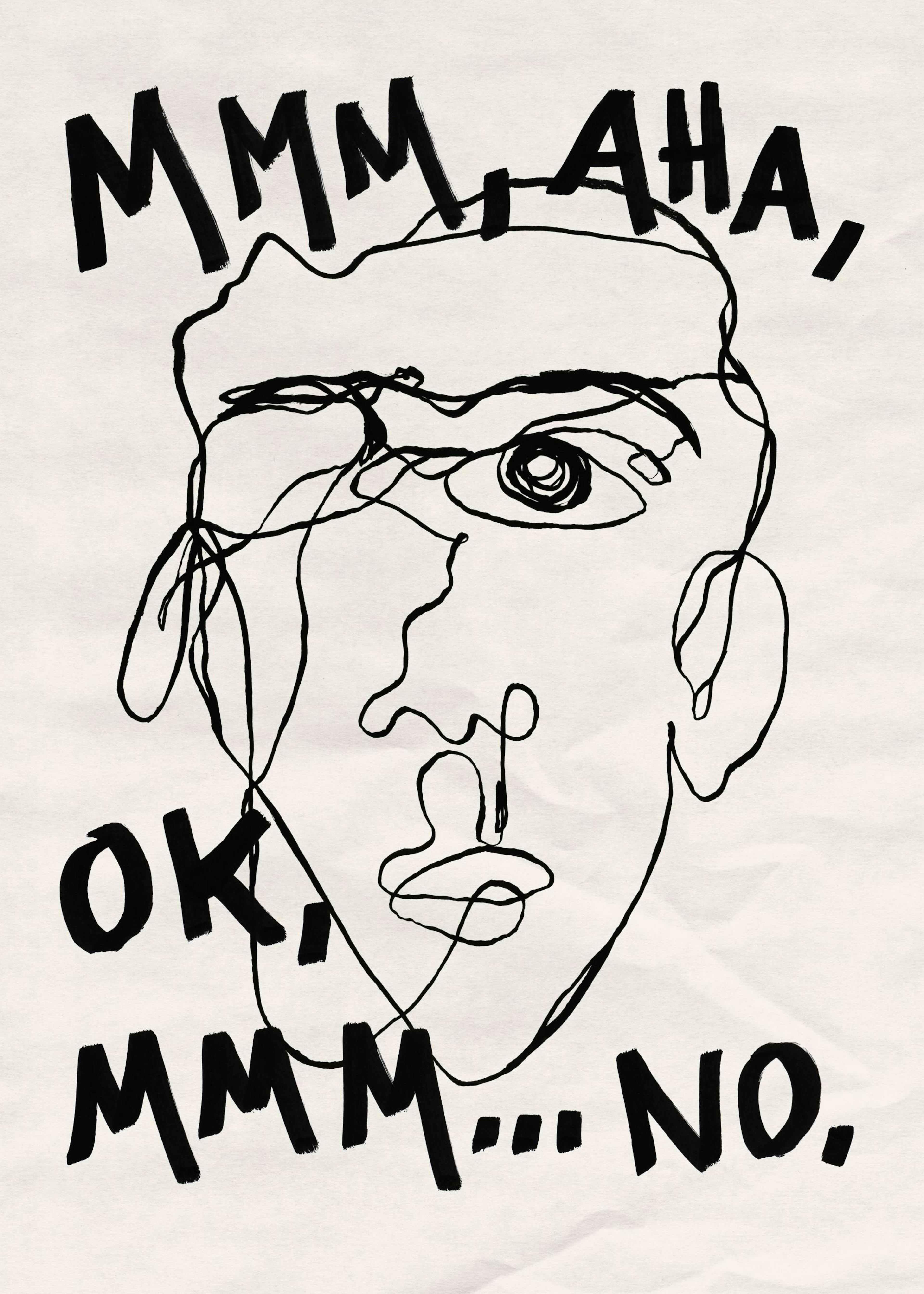 Portrait Sketch No1 Poster 0