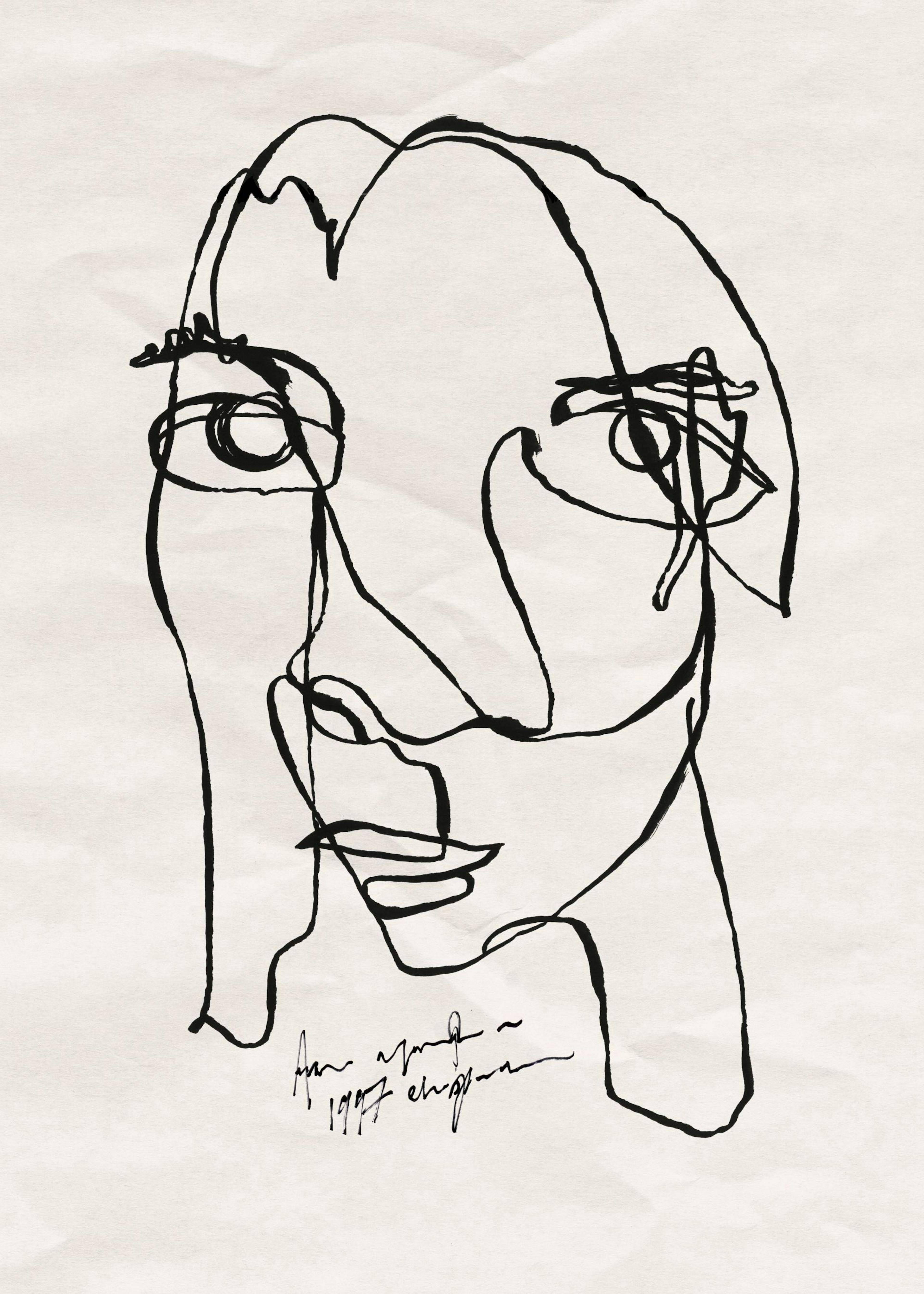 Portrait Sketch No2 Print 0