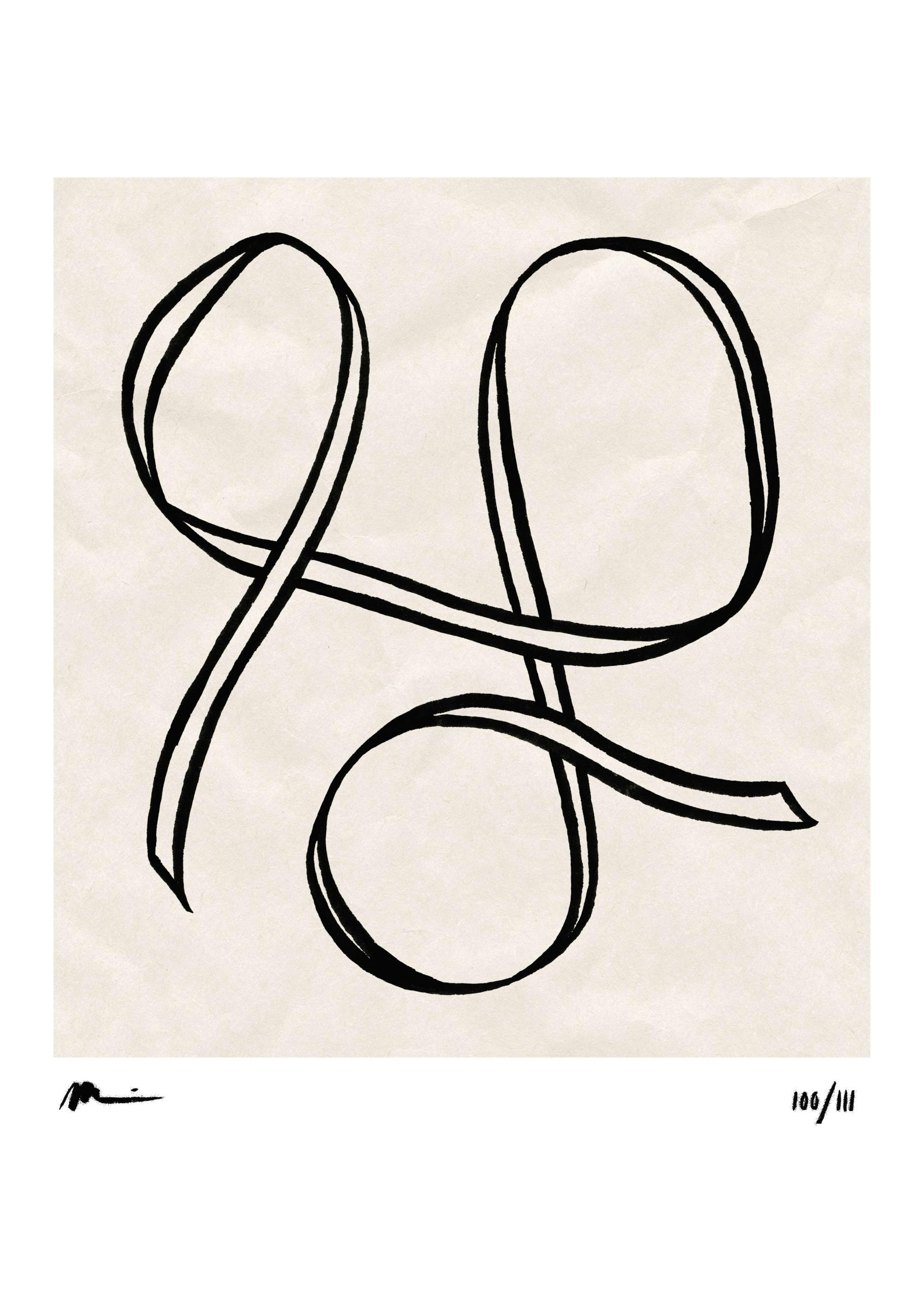 Ribbon Sketch Poster 0