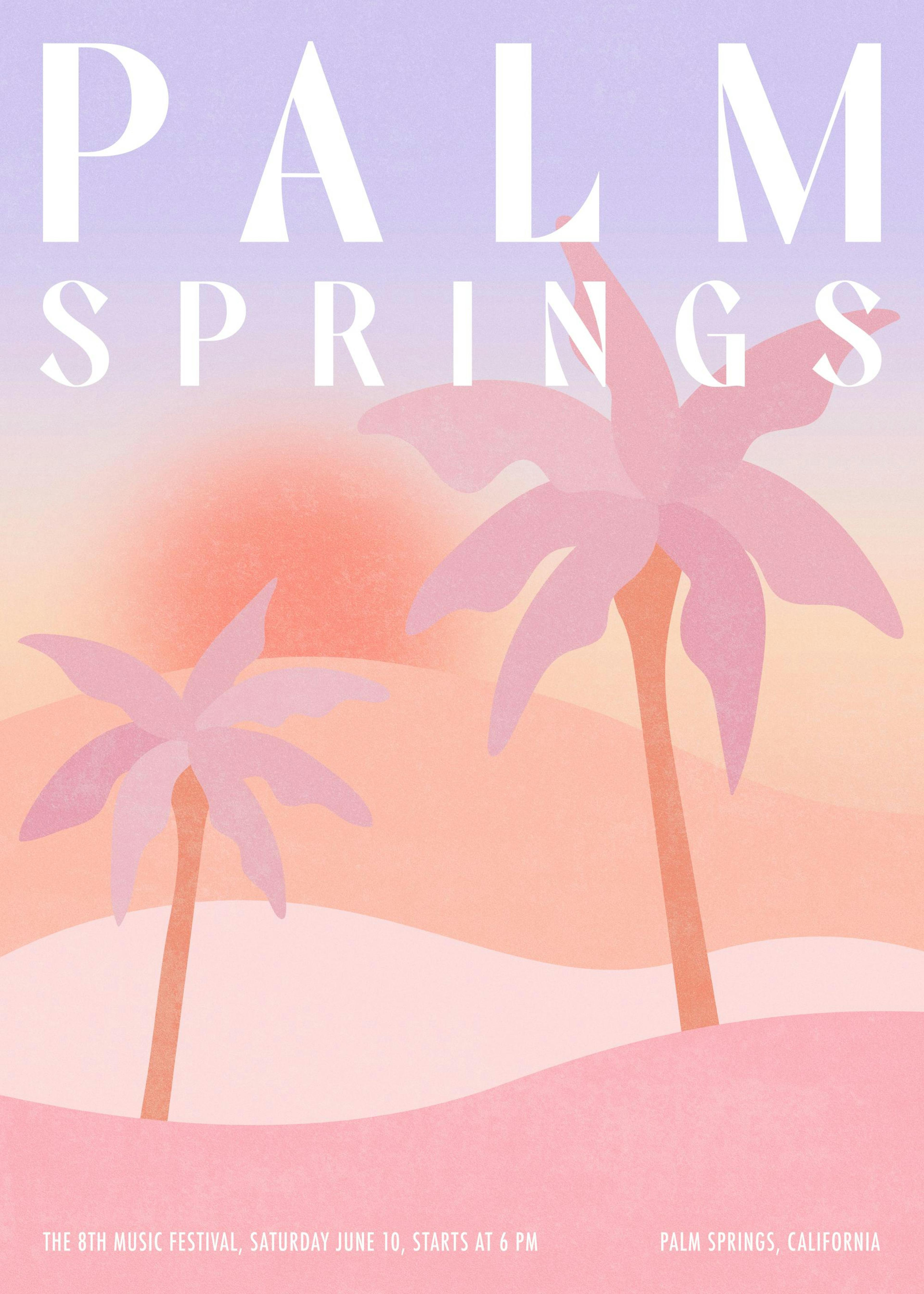 Palm Springs Festival Affiche 0