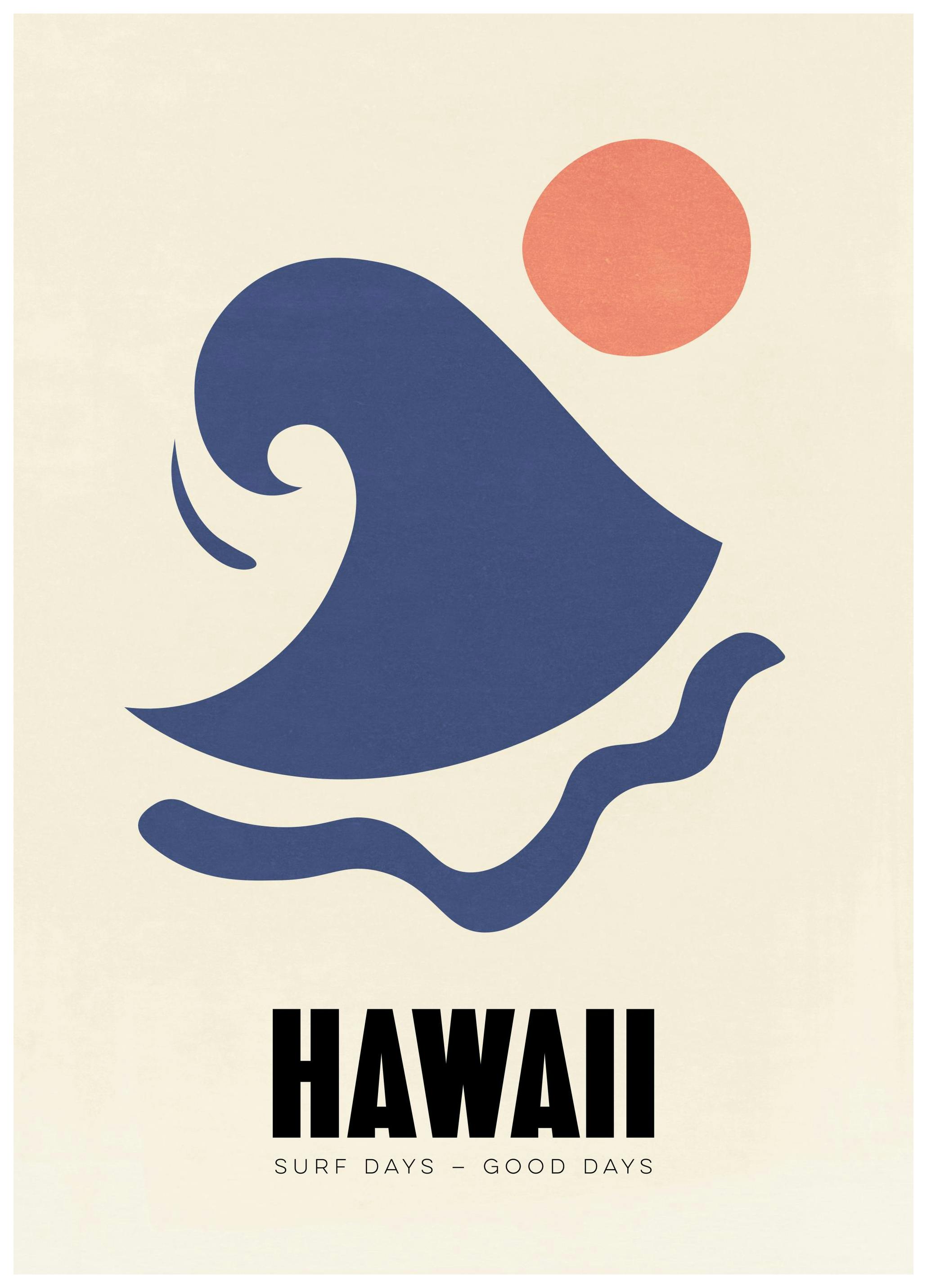Prints - Graphic Hawaii Print (50x70 cm) - Graphic art prints