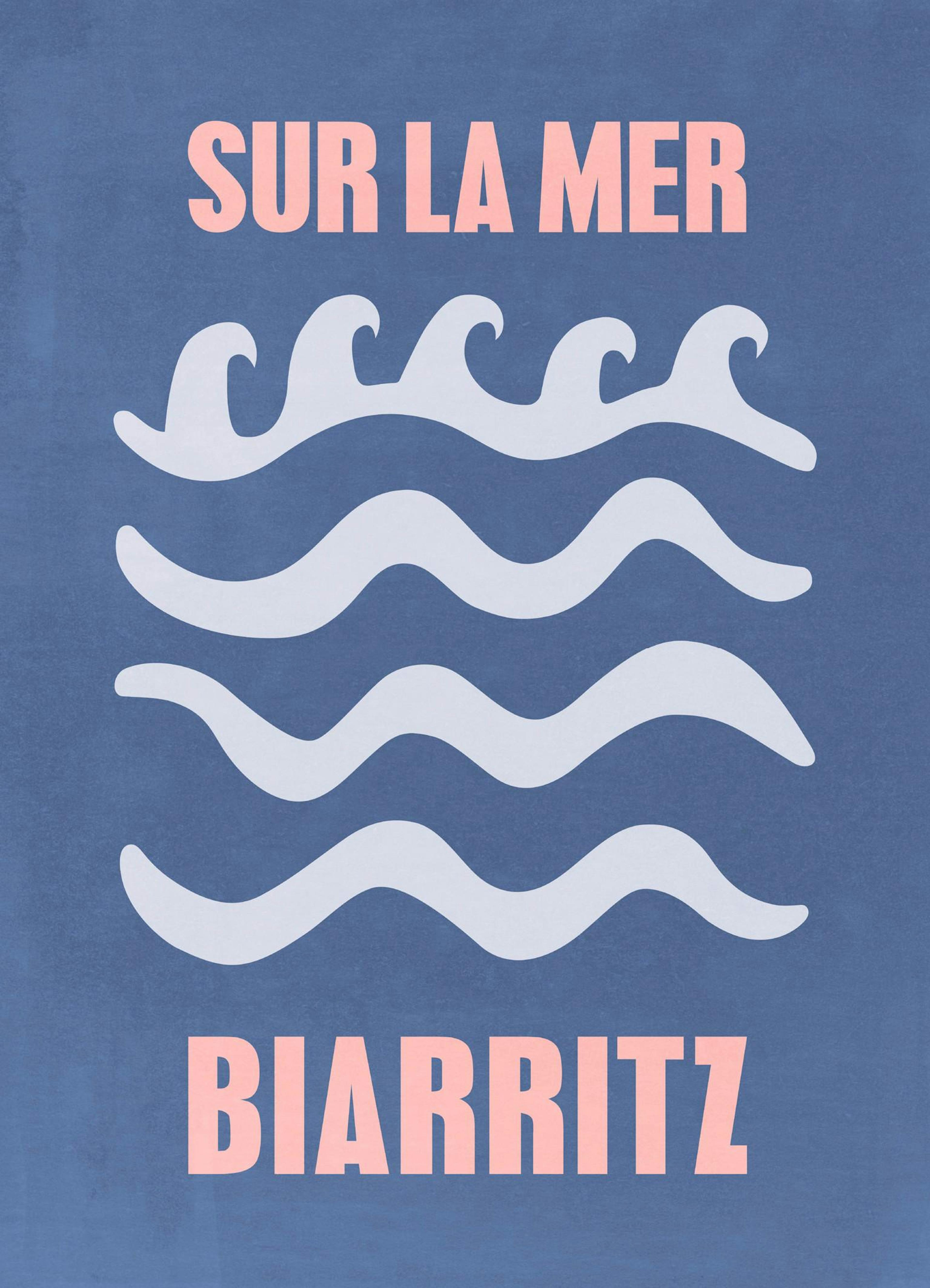 Graphic Biarritz Poster