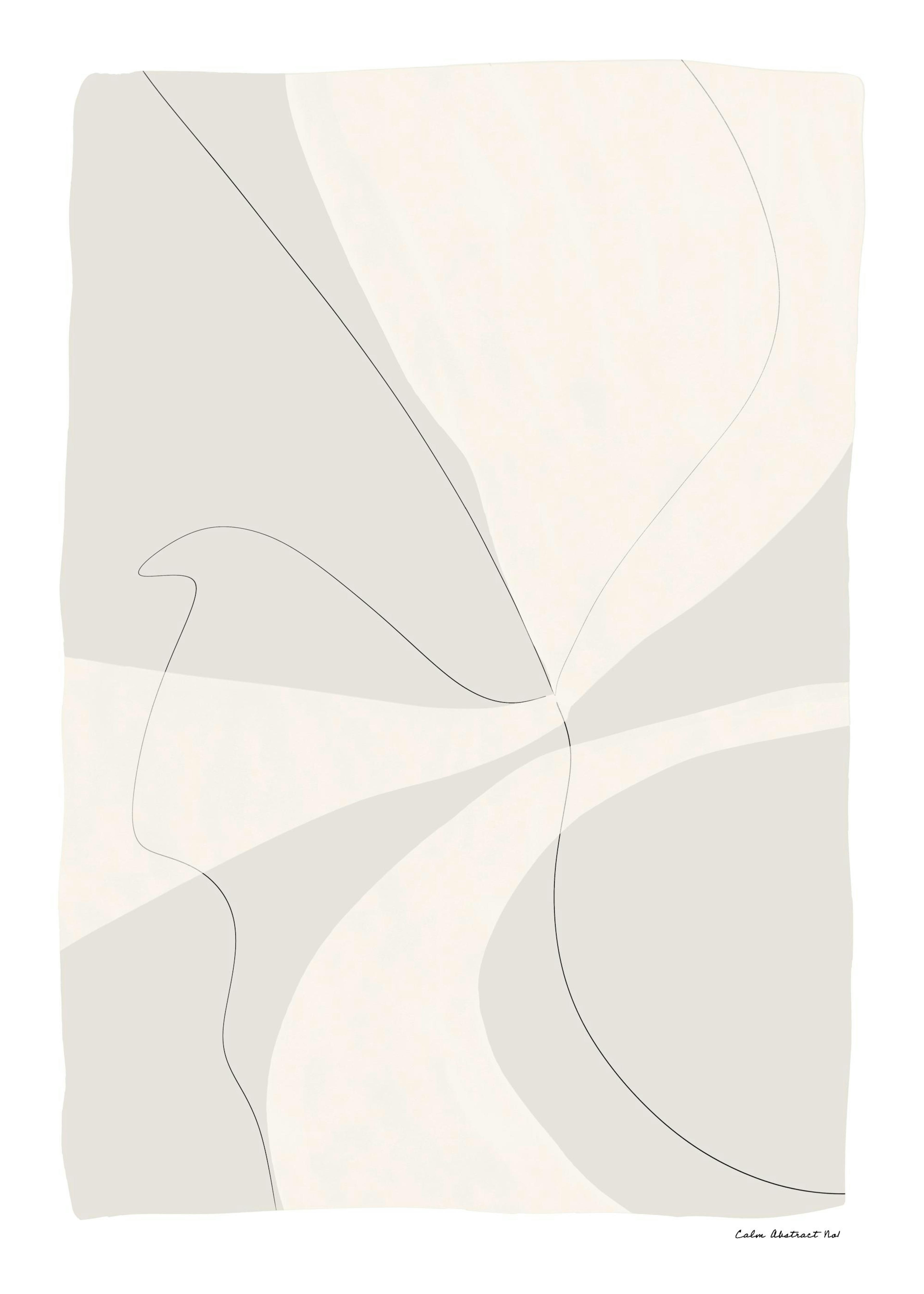 Calm Abstract No1 Print 0