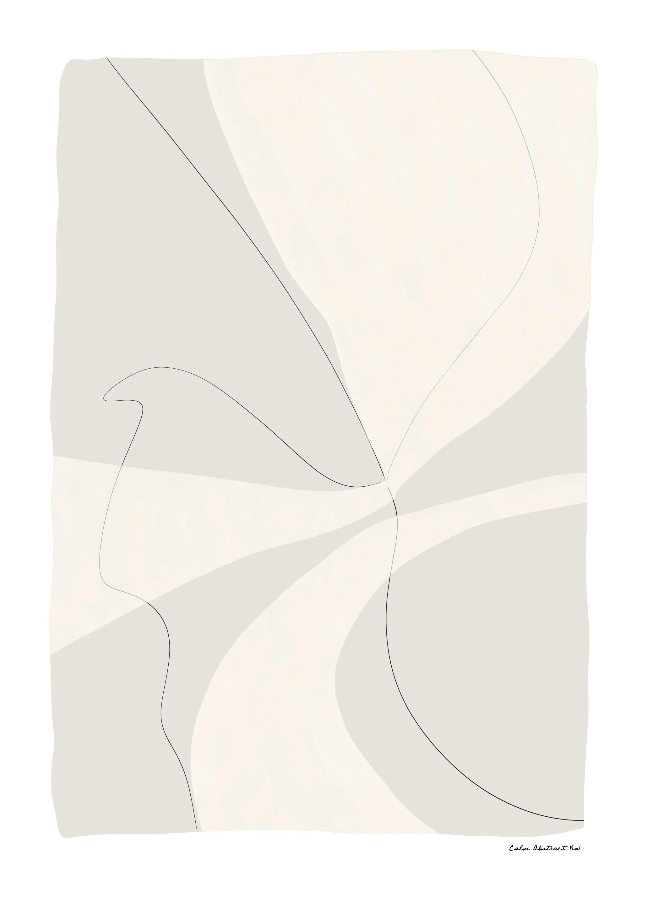 Prints - Calm Abstract No1 Print (30x40 cm) - Abstract art prints