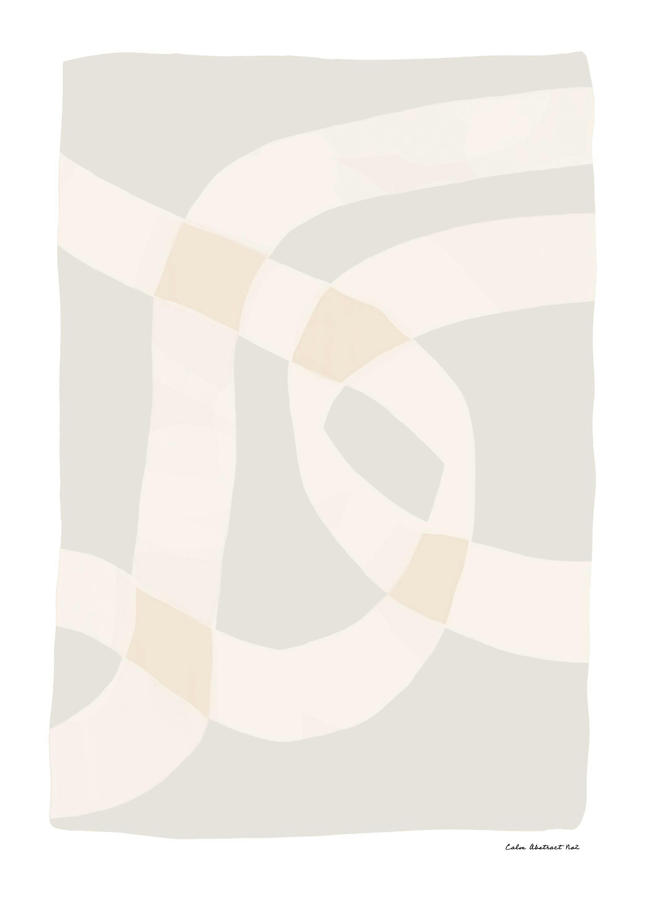Prints - Calm Abstract No2 Print (50x70 cm) - Abstract art prints
