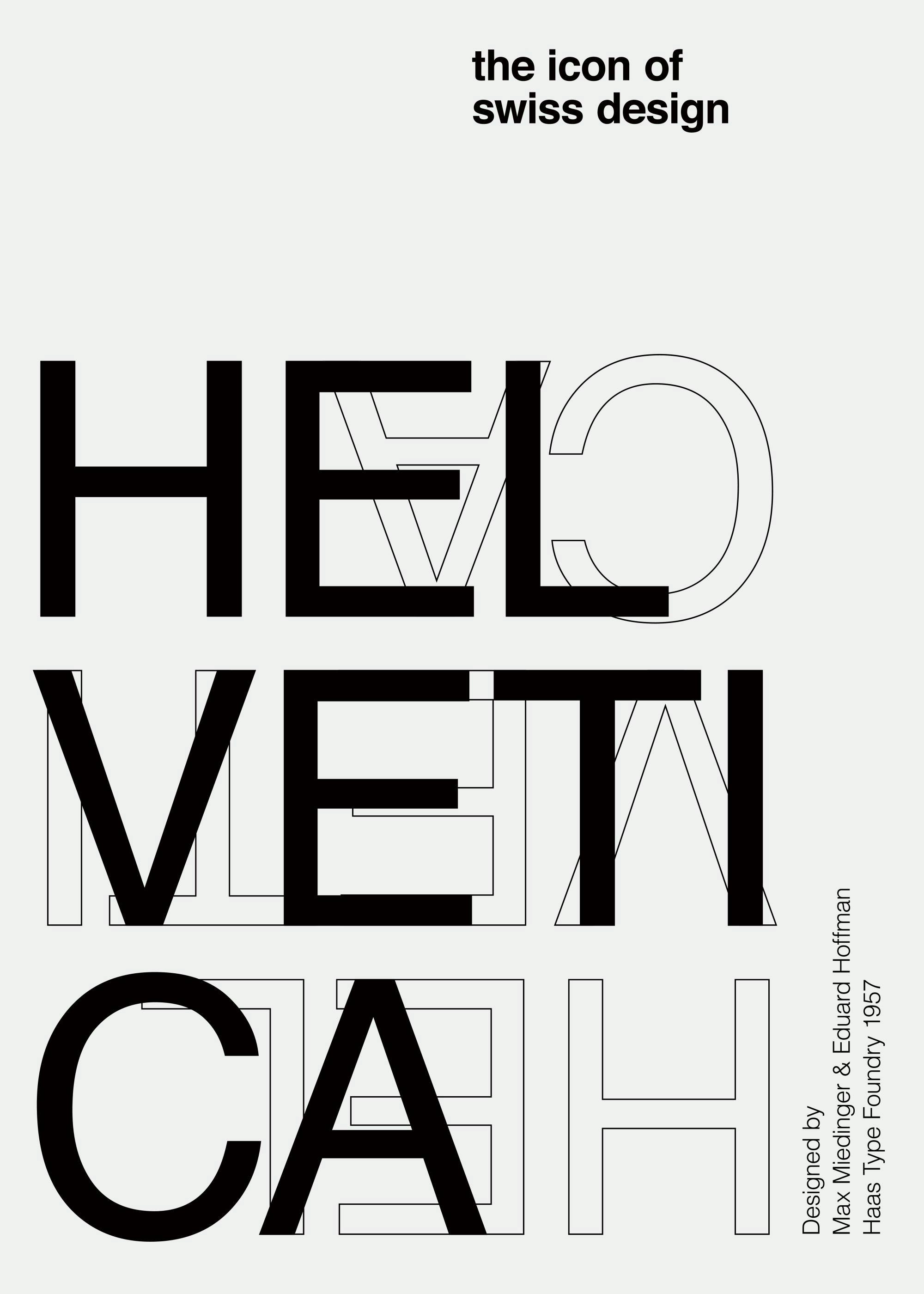Helvetica the Icon Poster 0