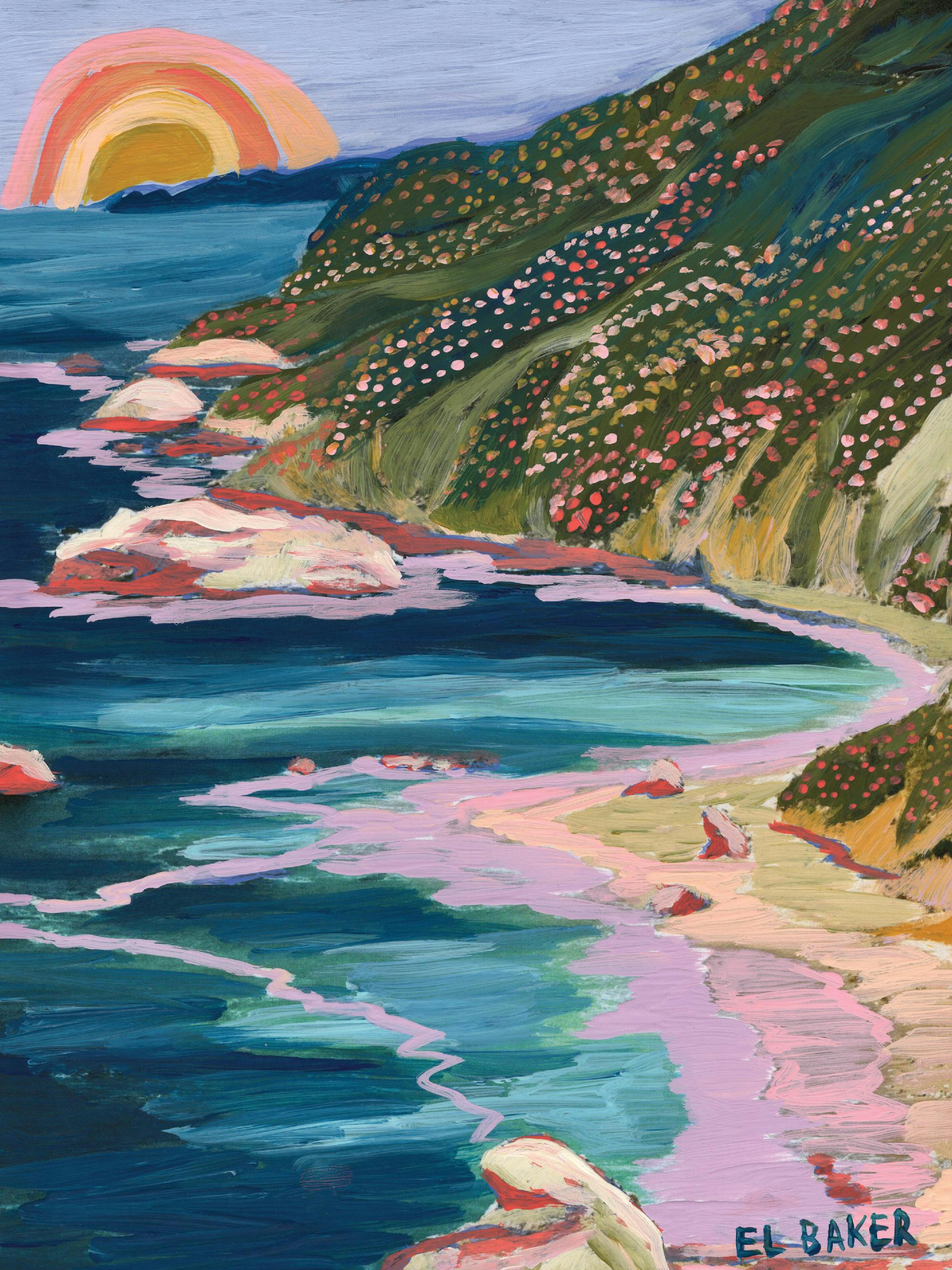 Eleanor Baker - Big Sur Postcard Print