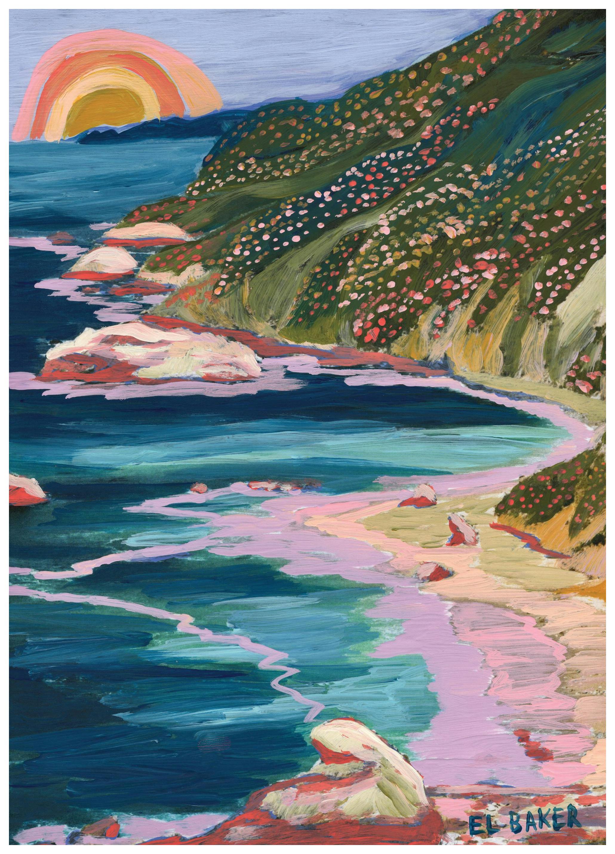Eleanor Baker - Big Sur Postcard Poster (50x70 cm)