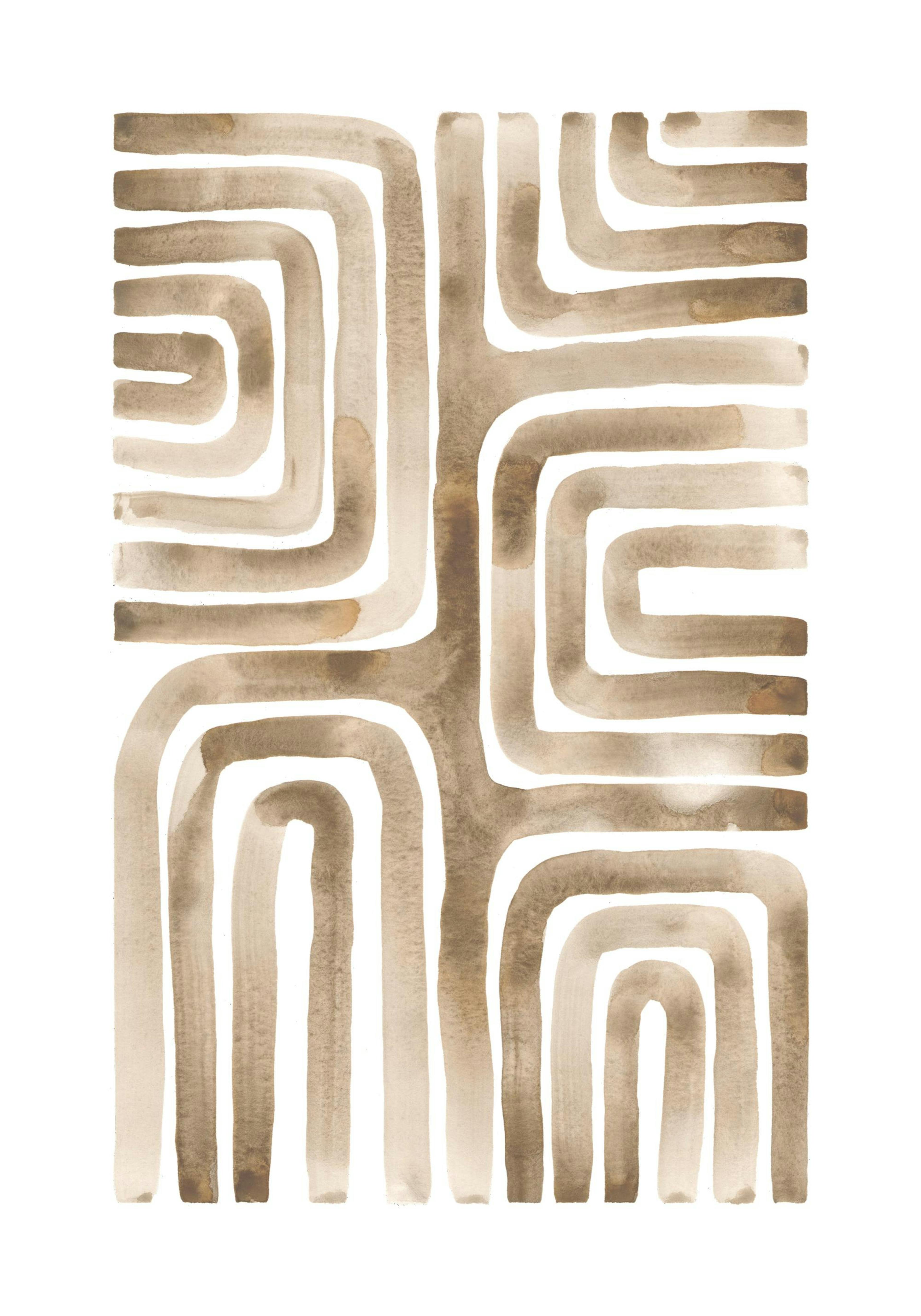 Earthy Pattern No2 Poster
