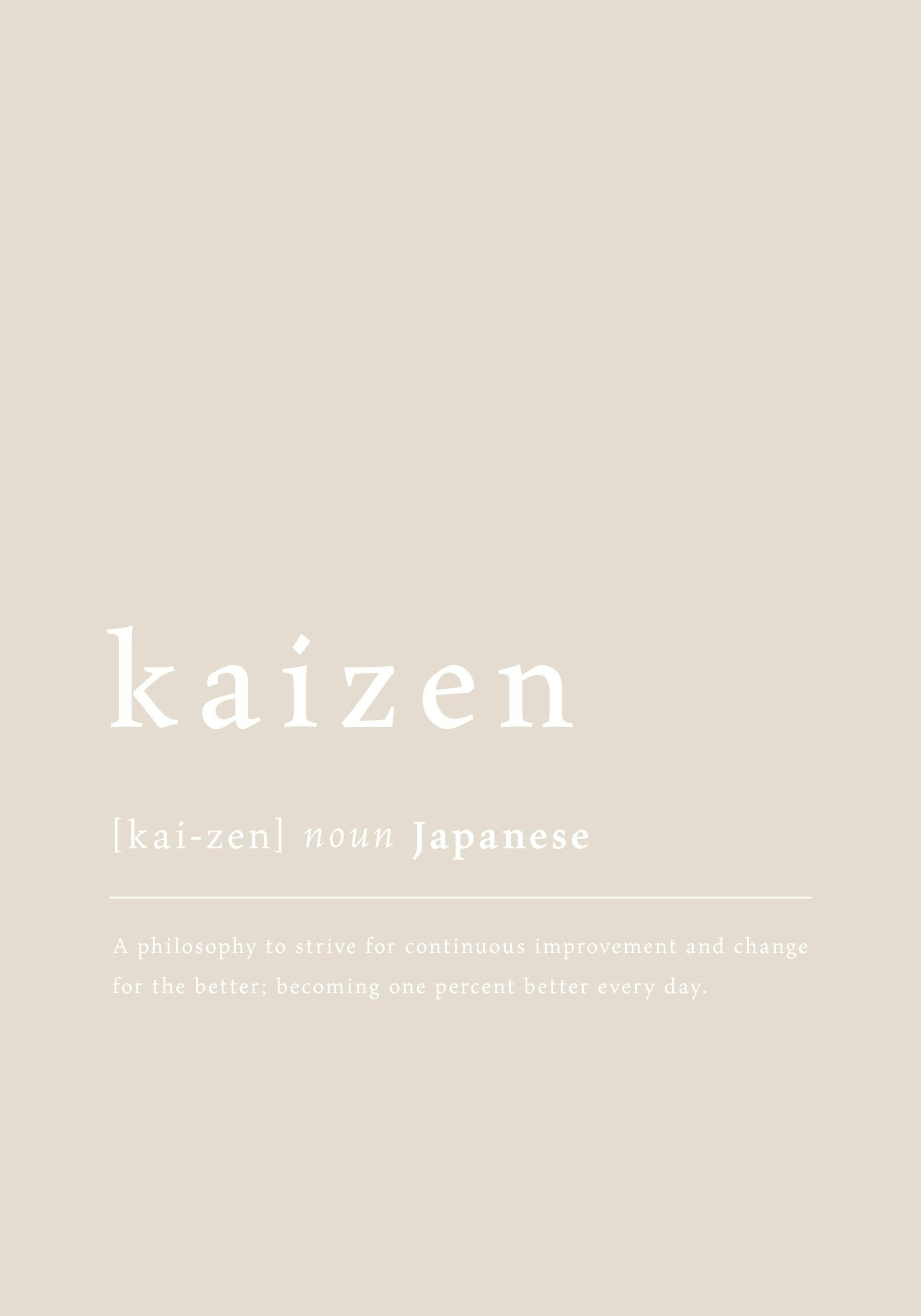 Kaizen Definition Print