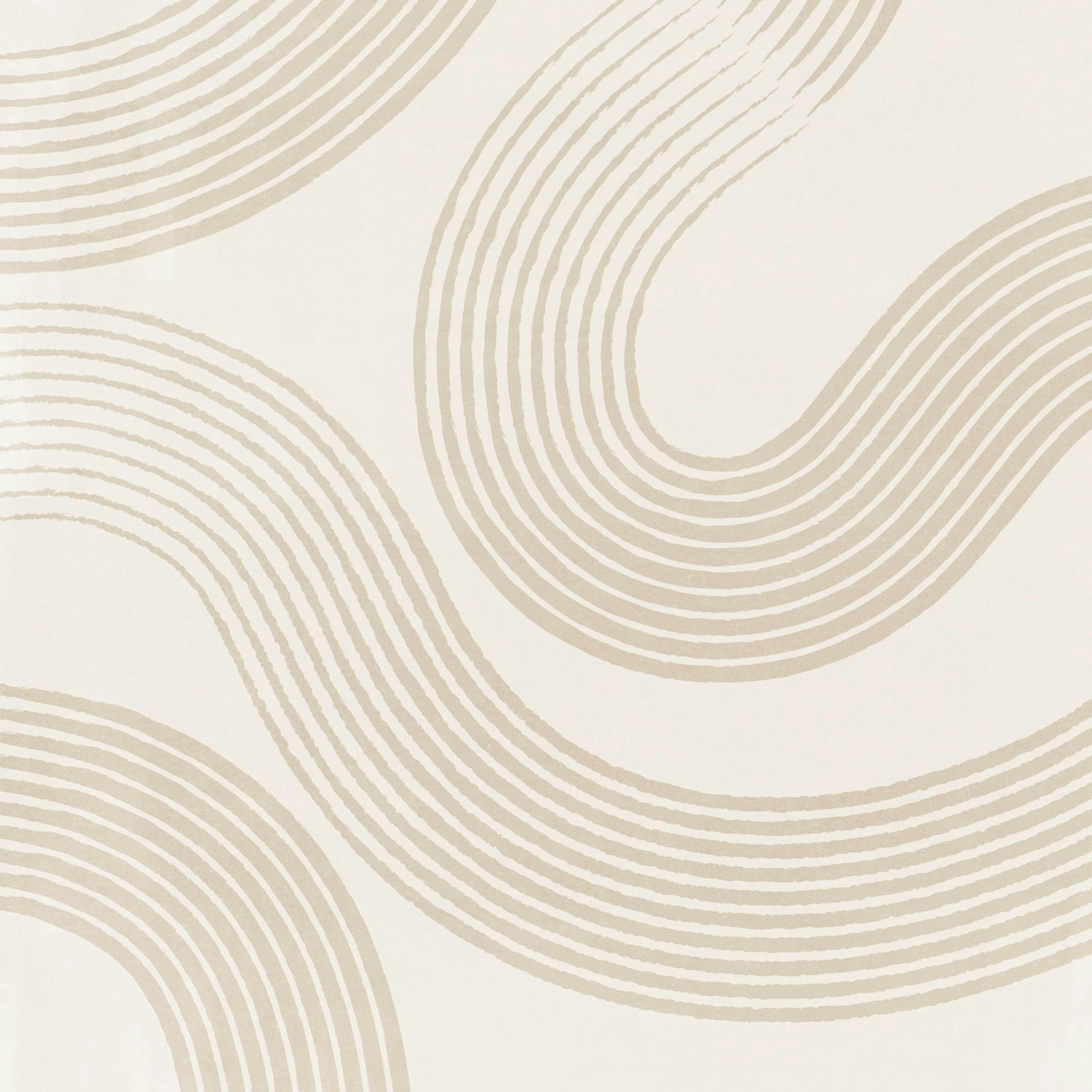 Beige Lines Poster