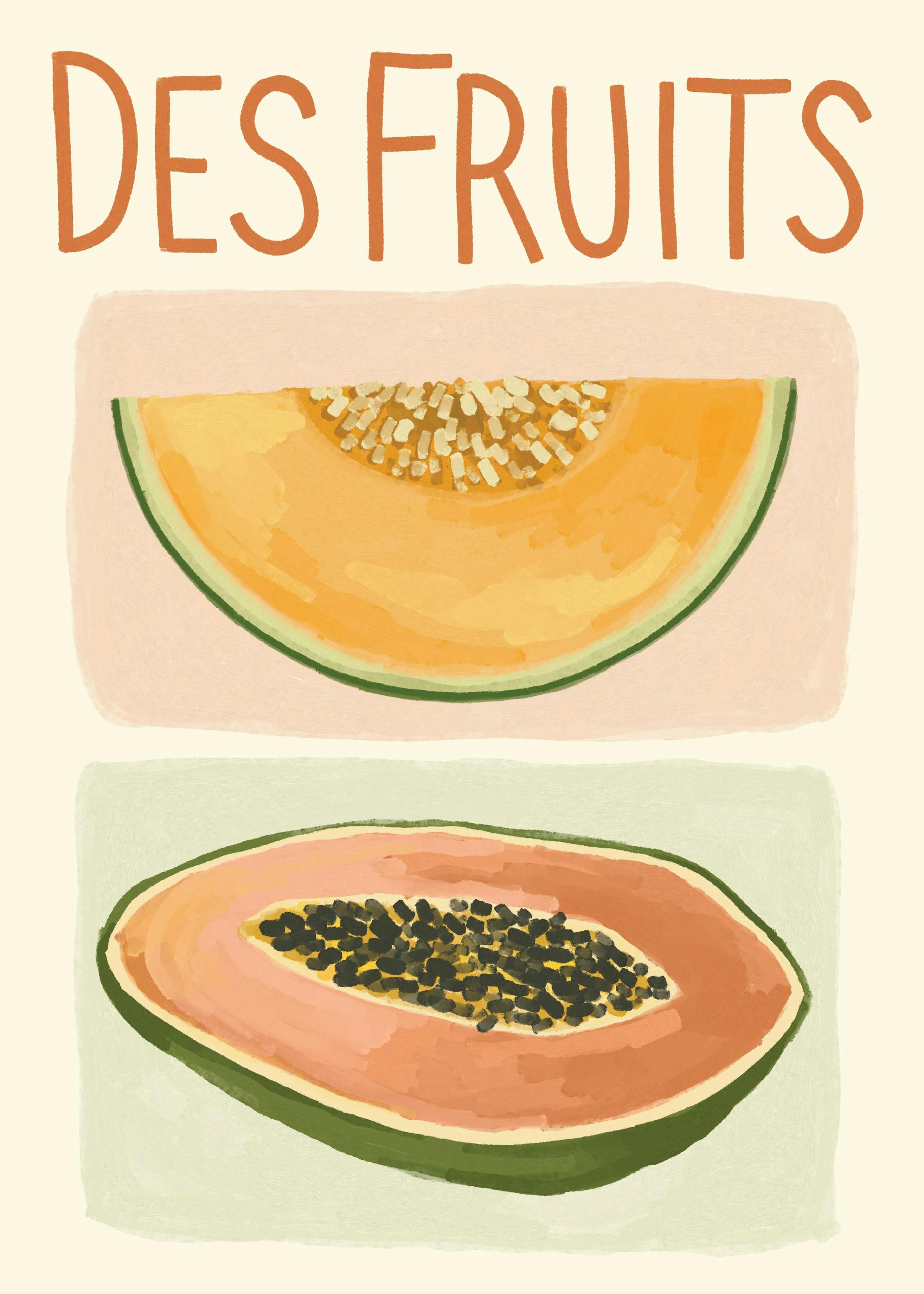Des Fruits Print 0
