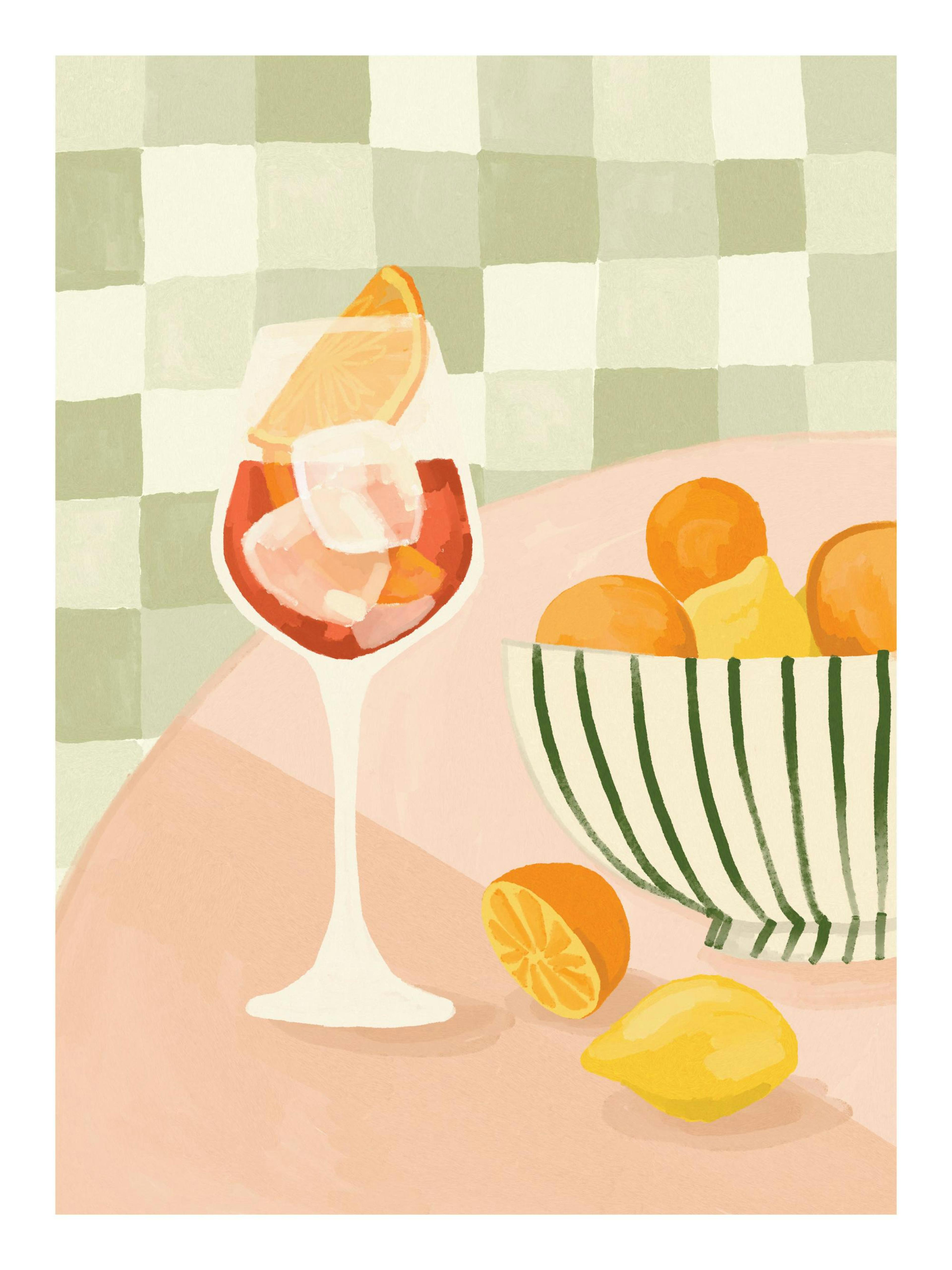 Citrus and Drinks Poster 0