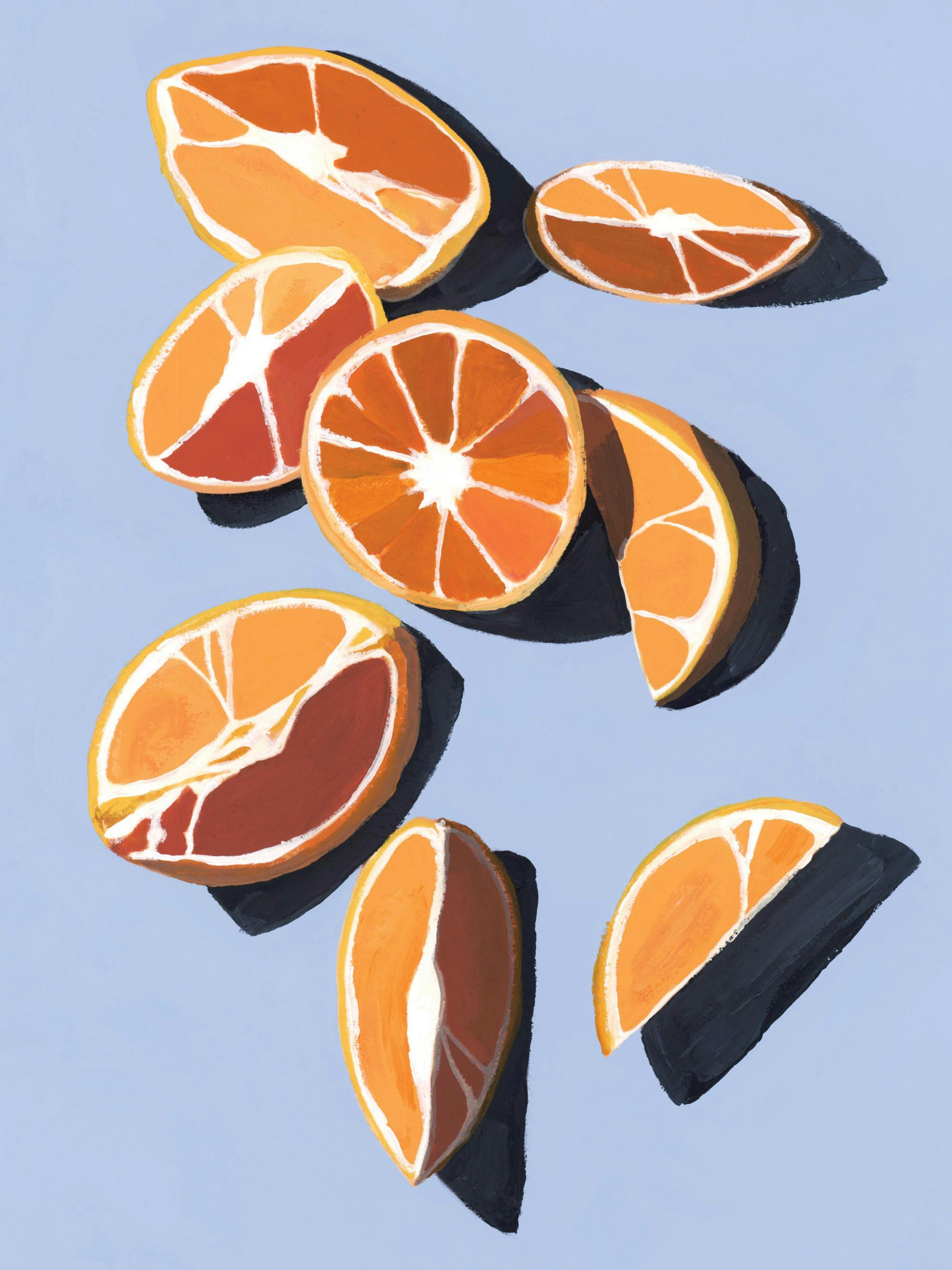 Oranges Art Print