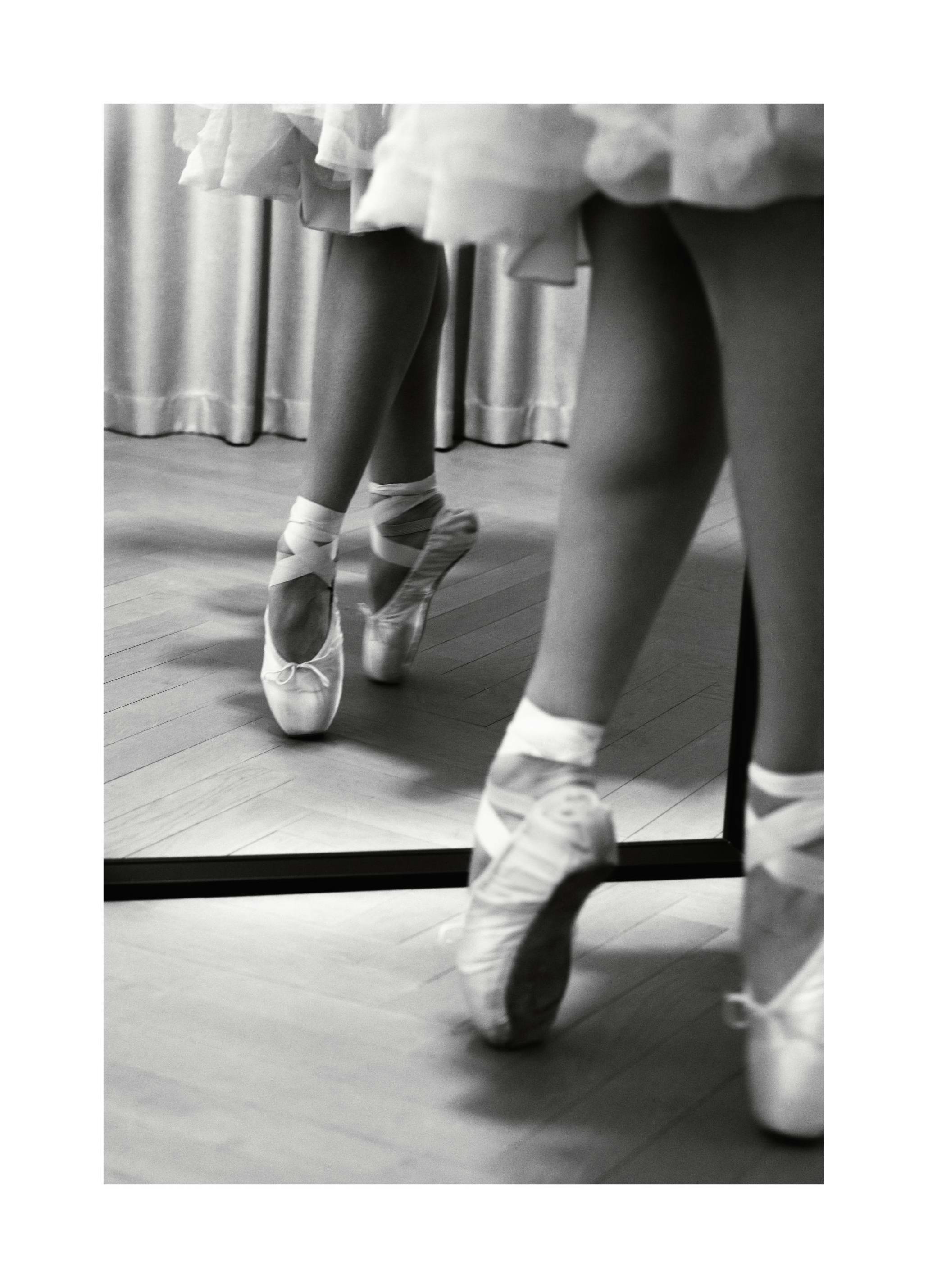 Ballet Steps Affiche (50x70 cm) - Tableaux photos noir et blanc