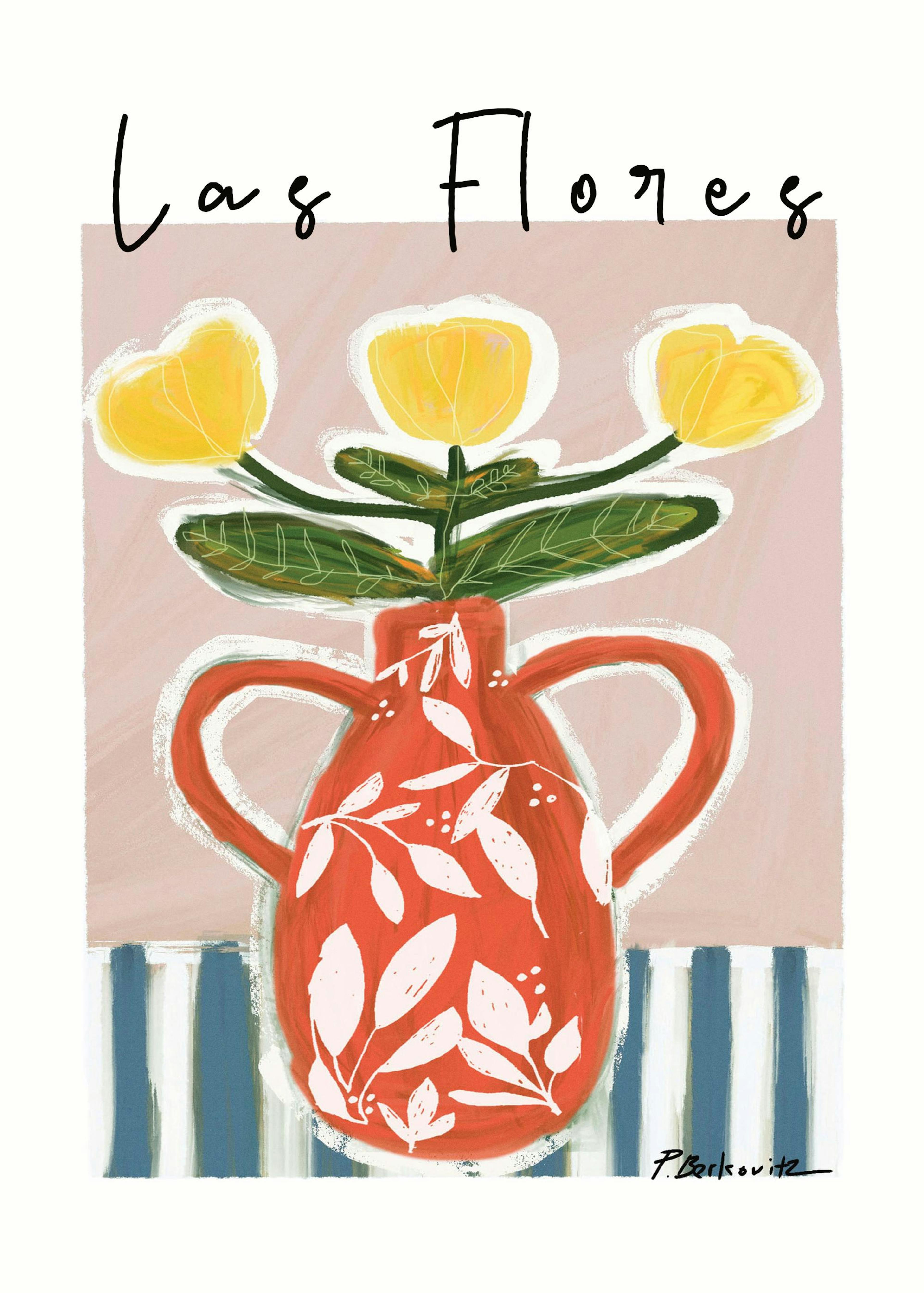 Pascale Berkowitz - Las Flores Plakat 0