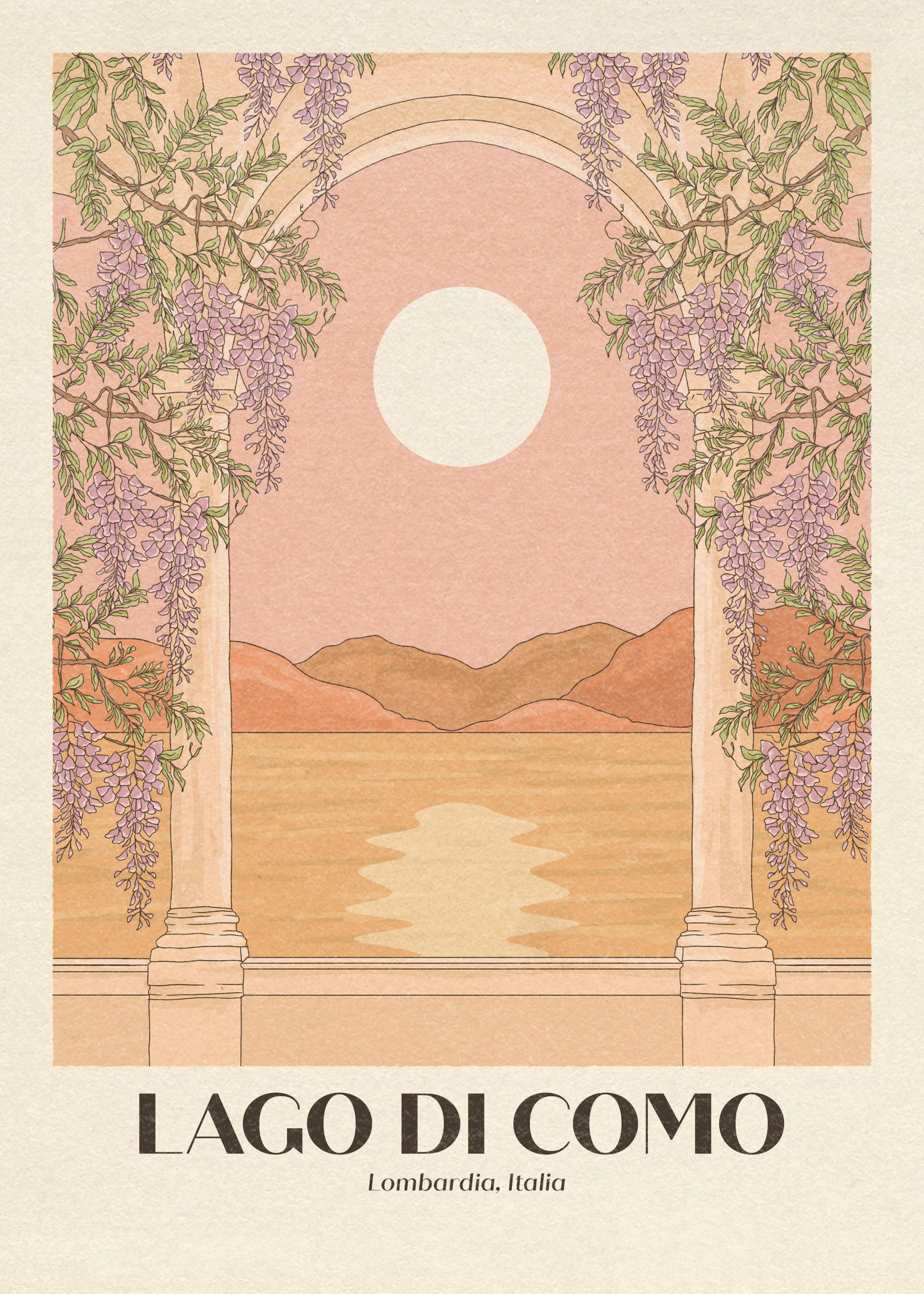 Cai and Jo - Lago Di Como Print 0