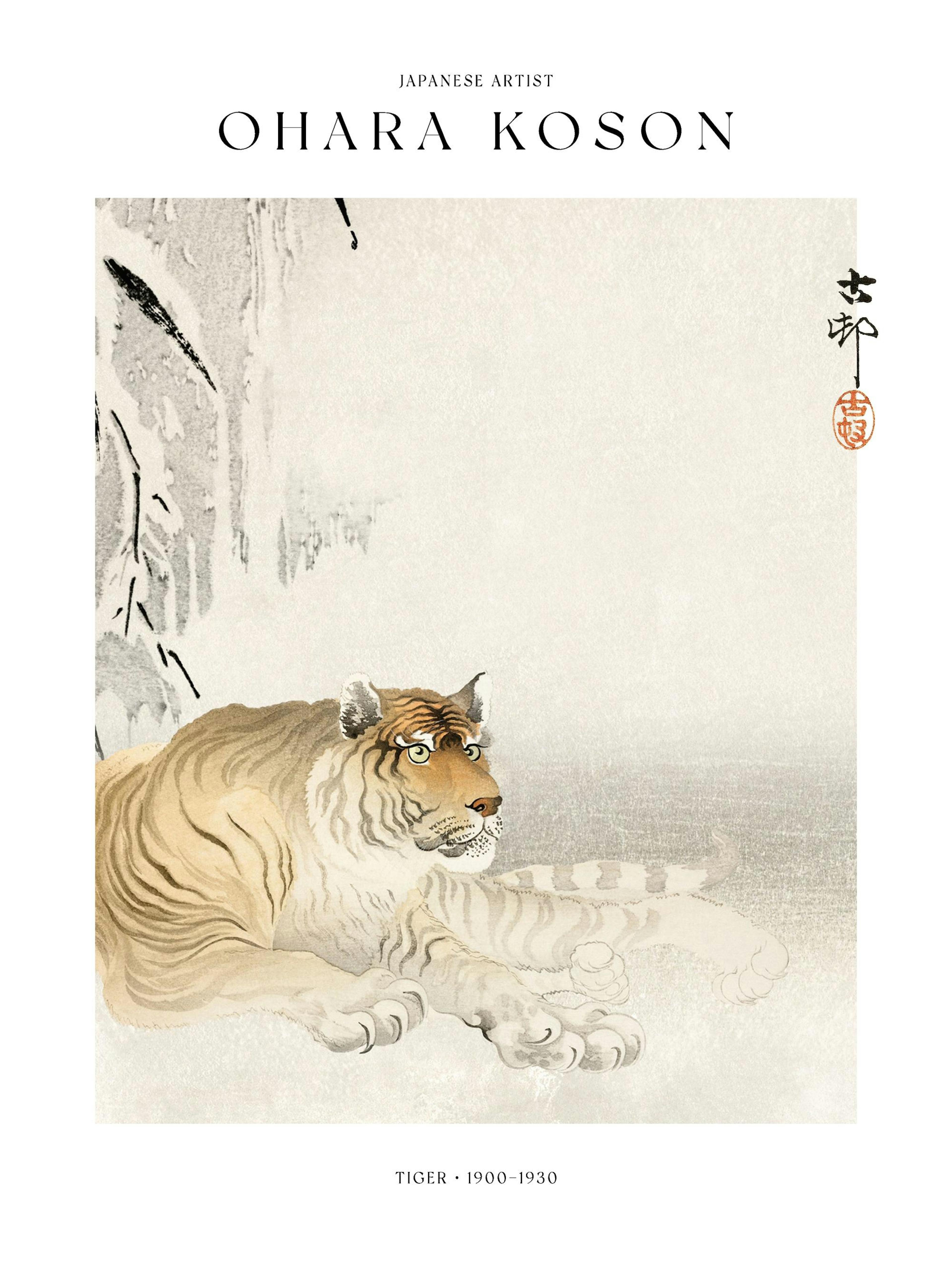 Ohara Koson - Tiger Print