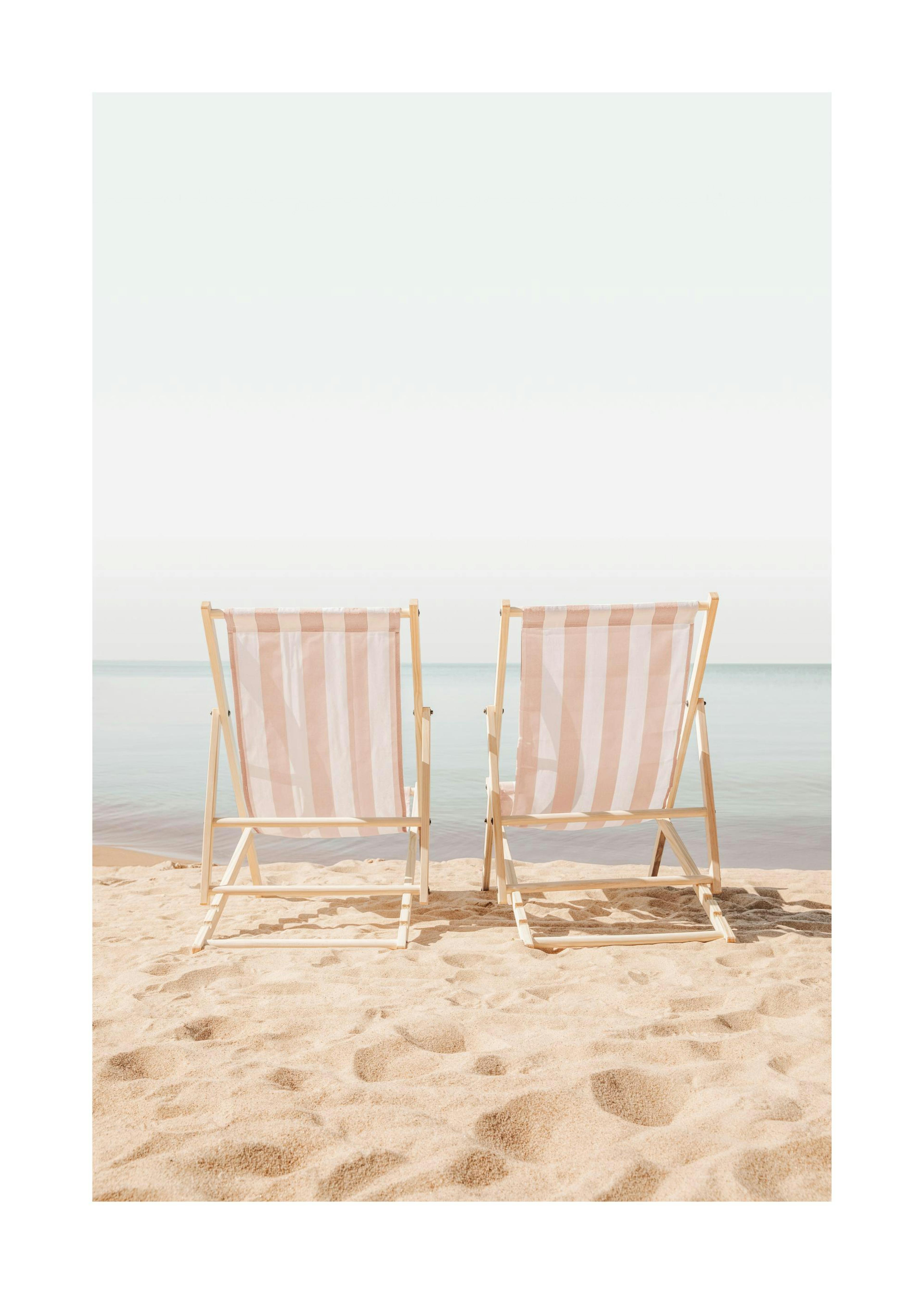 Pair of Sunbeds Print 0