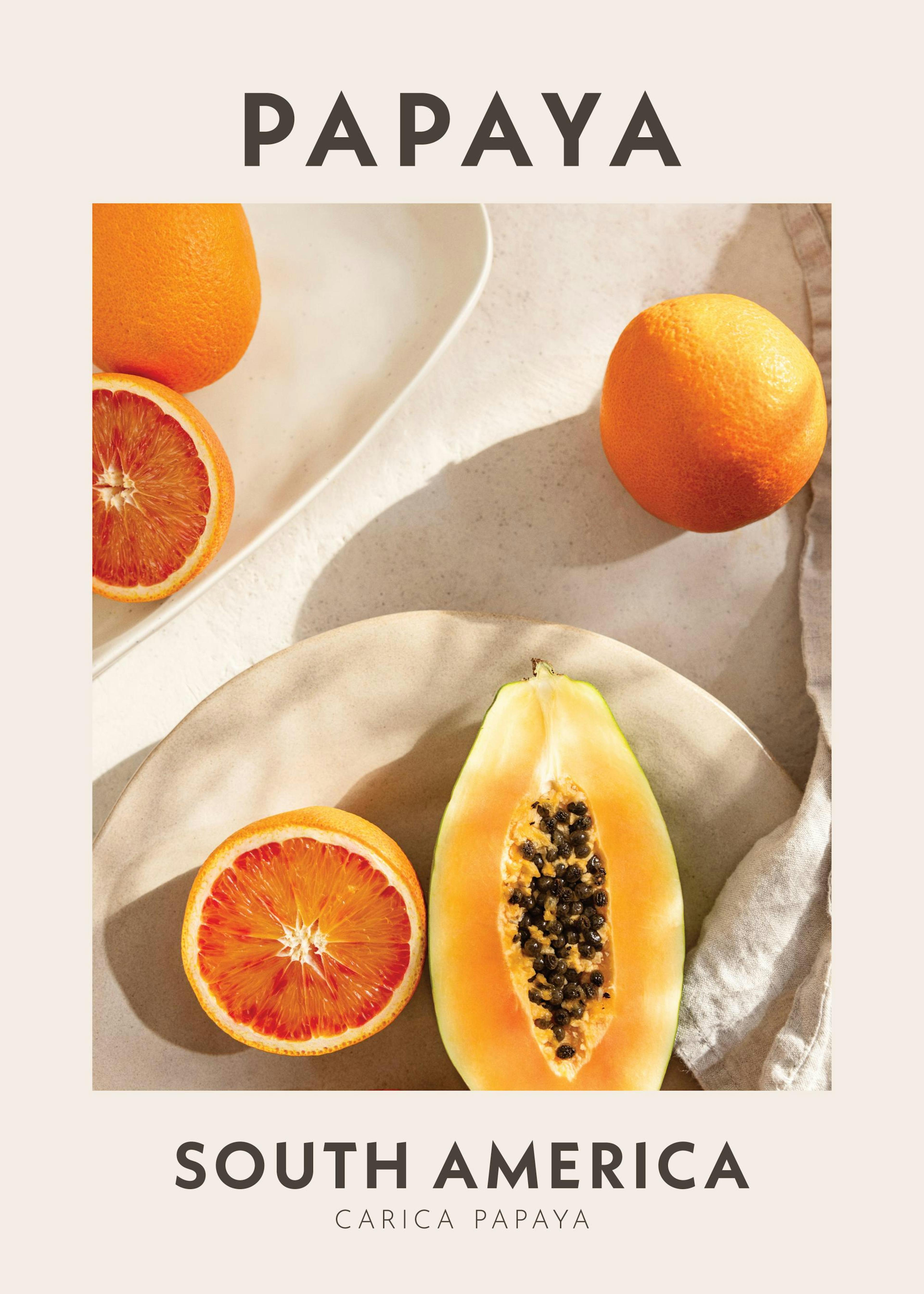 Papaya Print 0